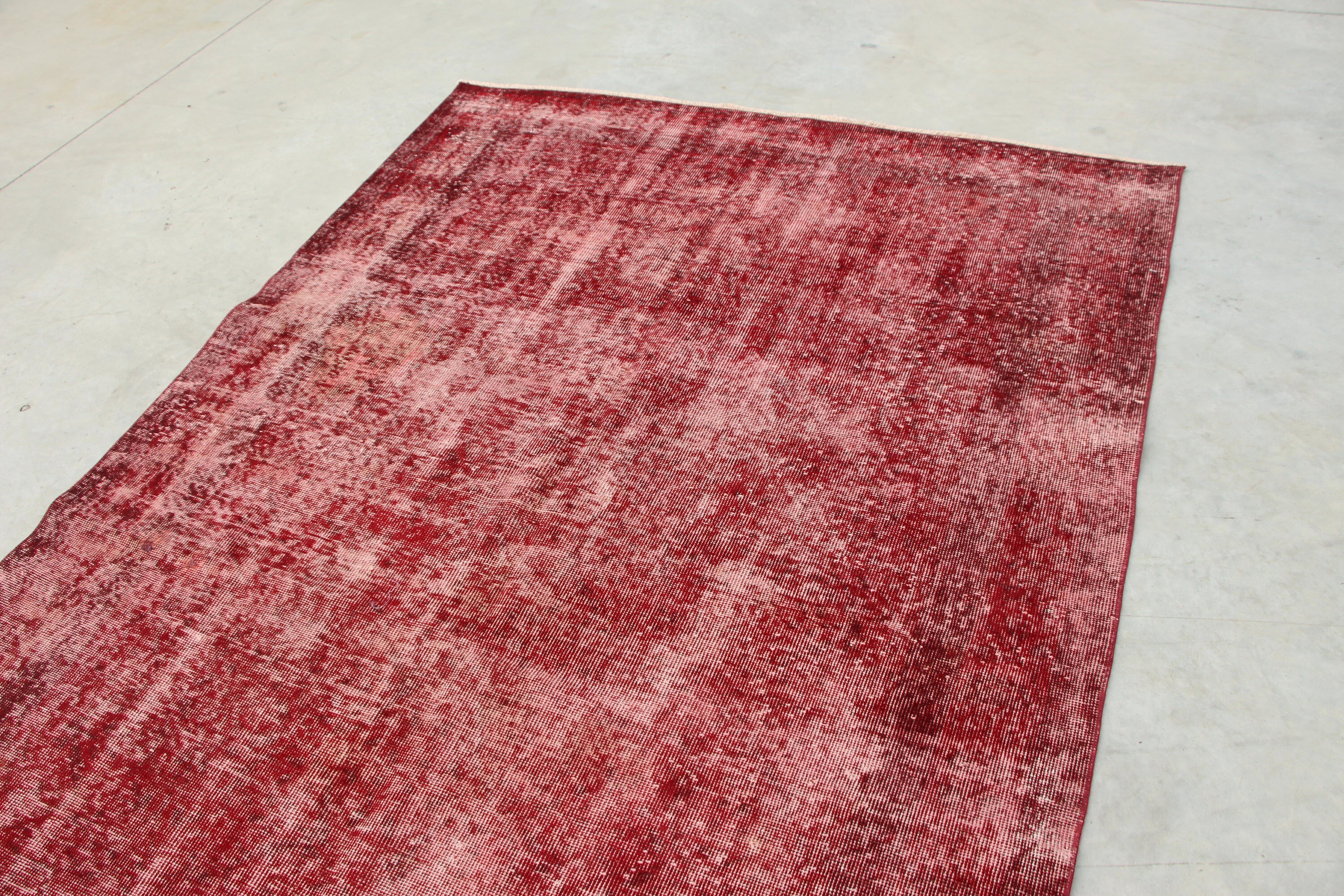 Antique Rugs, Rugs for Salon, Living Room Rug, Red Bedroom Rugs, 5.5x9.2 ft Large Rugs, Kitchen Rug, Turkish Rugs, Salon Rugs, Vintage Rug