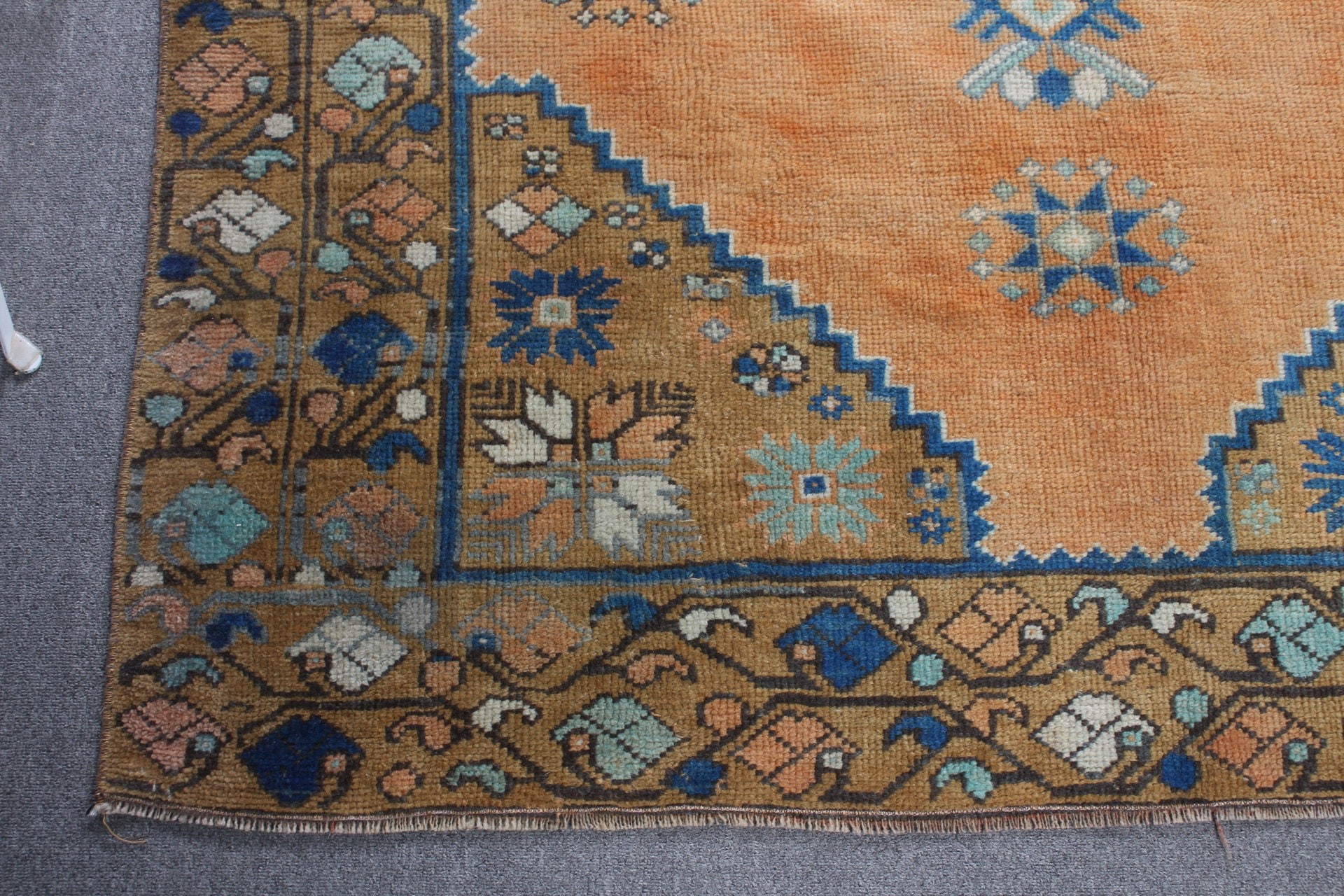 Eclectic Rug, Rugs for Nursery, Moroccan Rug, Indoor Rugs, Turkish Rug, Vintage Rugs, Anatolian Rug, Orange Floor Rug, 4.7x6.7 ft Area Rug