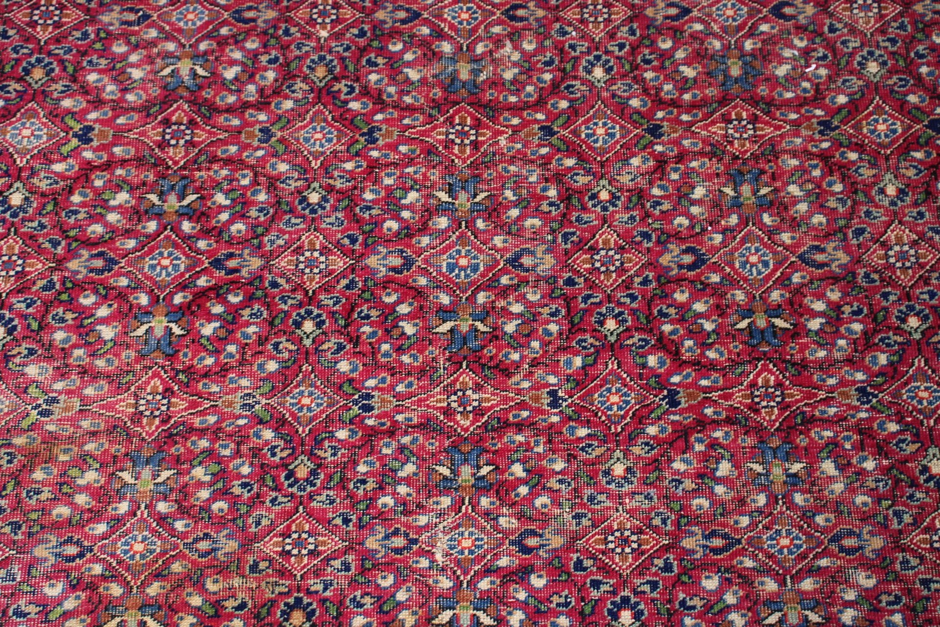 5.1x8.4 ft Büyük Halılar, Oushak Halıları, Büyük Oushak Halıları, Yemek Odası Halıları, Pembe Boho Halıları, Türk Halıları, Vintage Halı