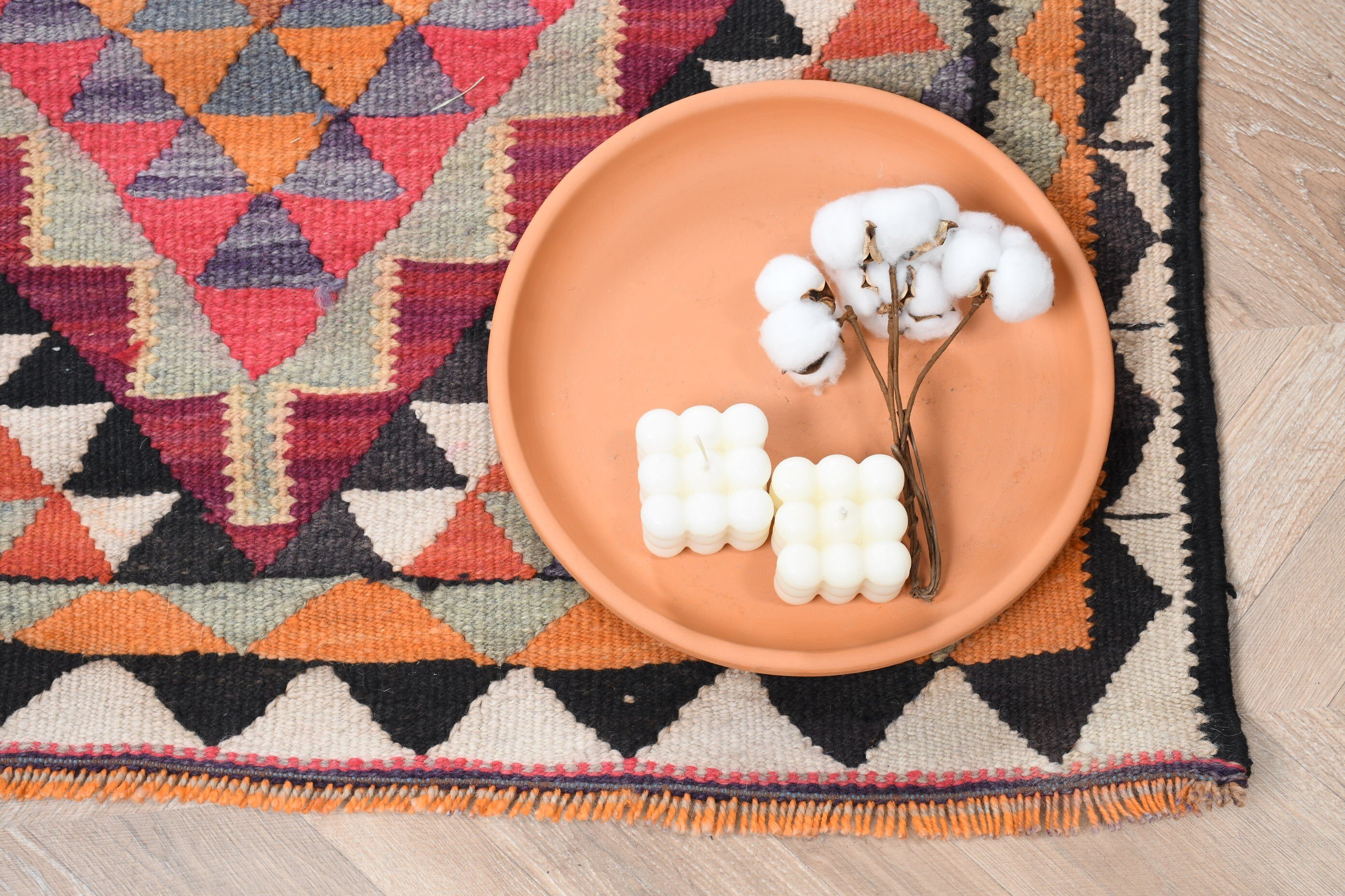 Oushak Halıları, Kilim, Mor Oryantal Halı, Merdiven Halıları, 3,2x10,5 ft Yolluk Halıları, Türk Halısı, Koridor Halıları, Anadolu Halısı, Vintage Halılar