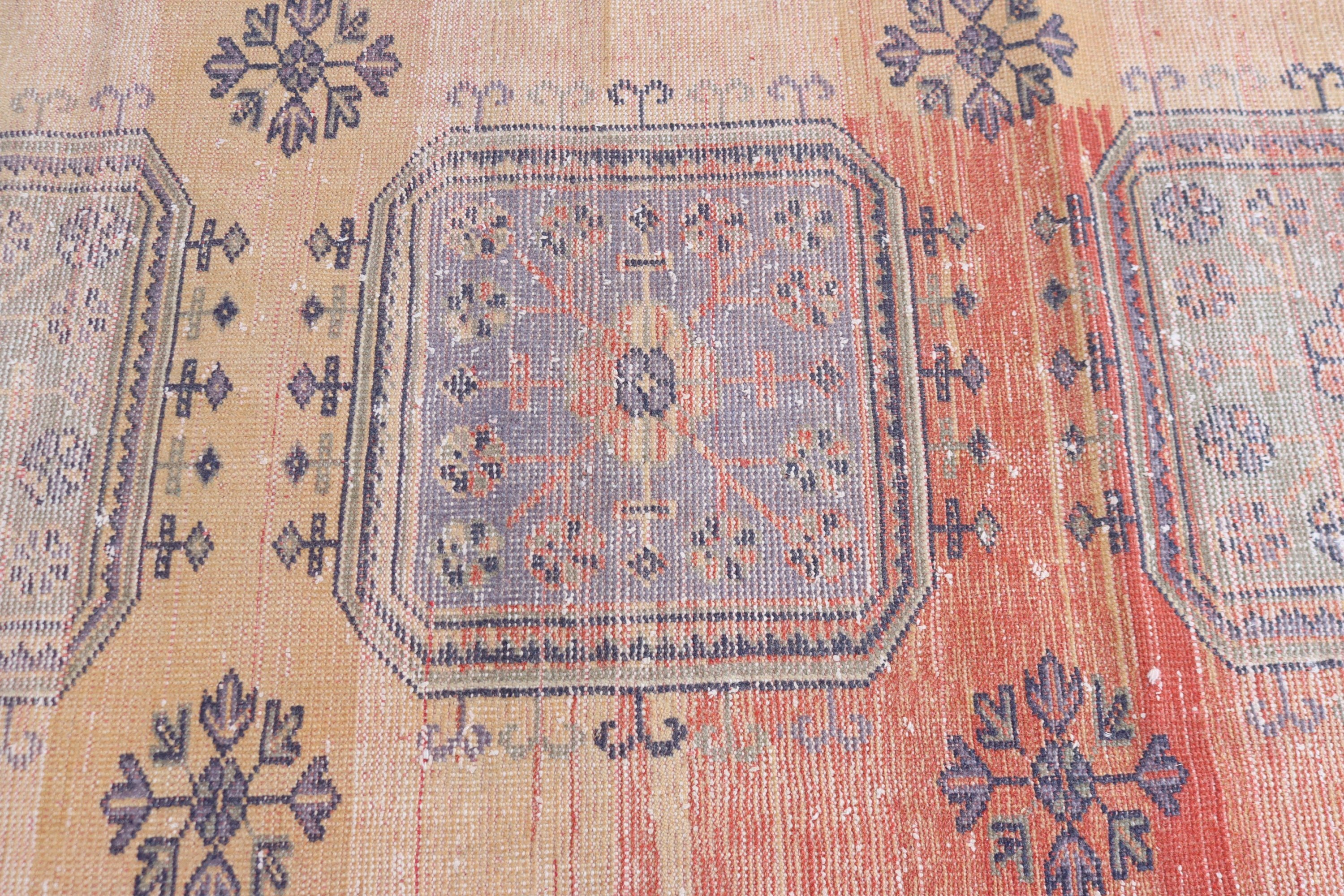 Sarı Yatak Odası Halısı, 2.7x11.3 ft Runner Halısı, Açıklama Halısı, Beni Ourain Runner Halıları, Türk Halıları, Vintage Halılar, El Yapımı Halılar, Havalı Halı