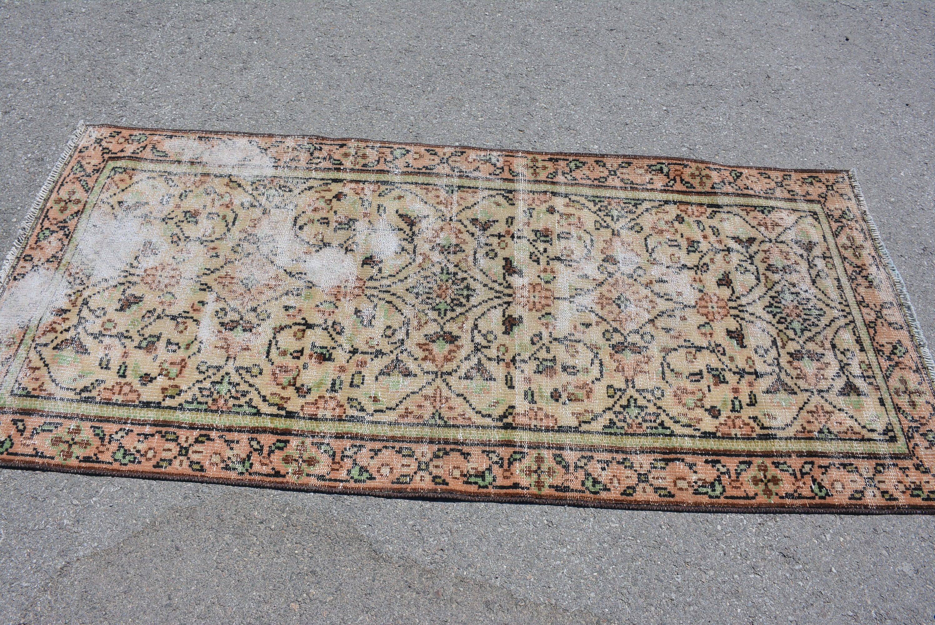 Kitchen Rug, Rugs for Entry, Entry Rug, Art Rugs, Moroccan Rugs, 3x6.6 ft Accent Rug, Vintage Rug, Colorful Rugs, Turkish Rugs, Office Rugs