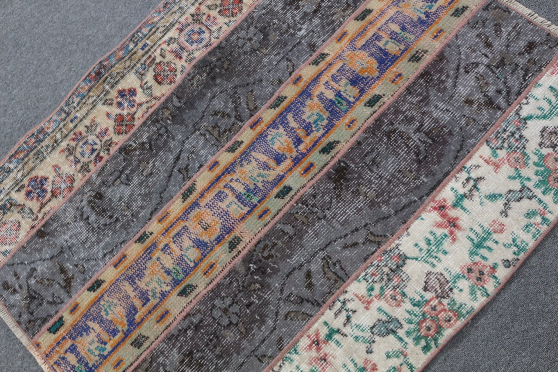 Antika Halı, Giriş Halıları, Gri Fas Halısı, Vintage Halı, 3,2x3,8 ft Küçük Halı, Çocuk Halısı, Mutfak Halıları, Türk Halısı, Mutfak Halısı