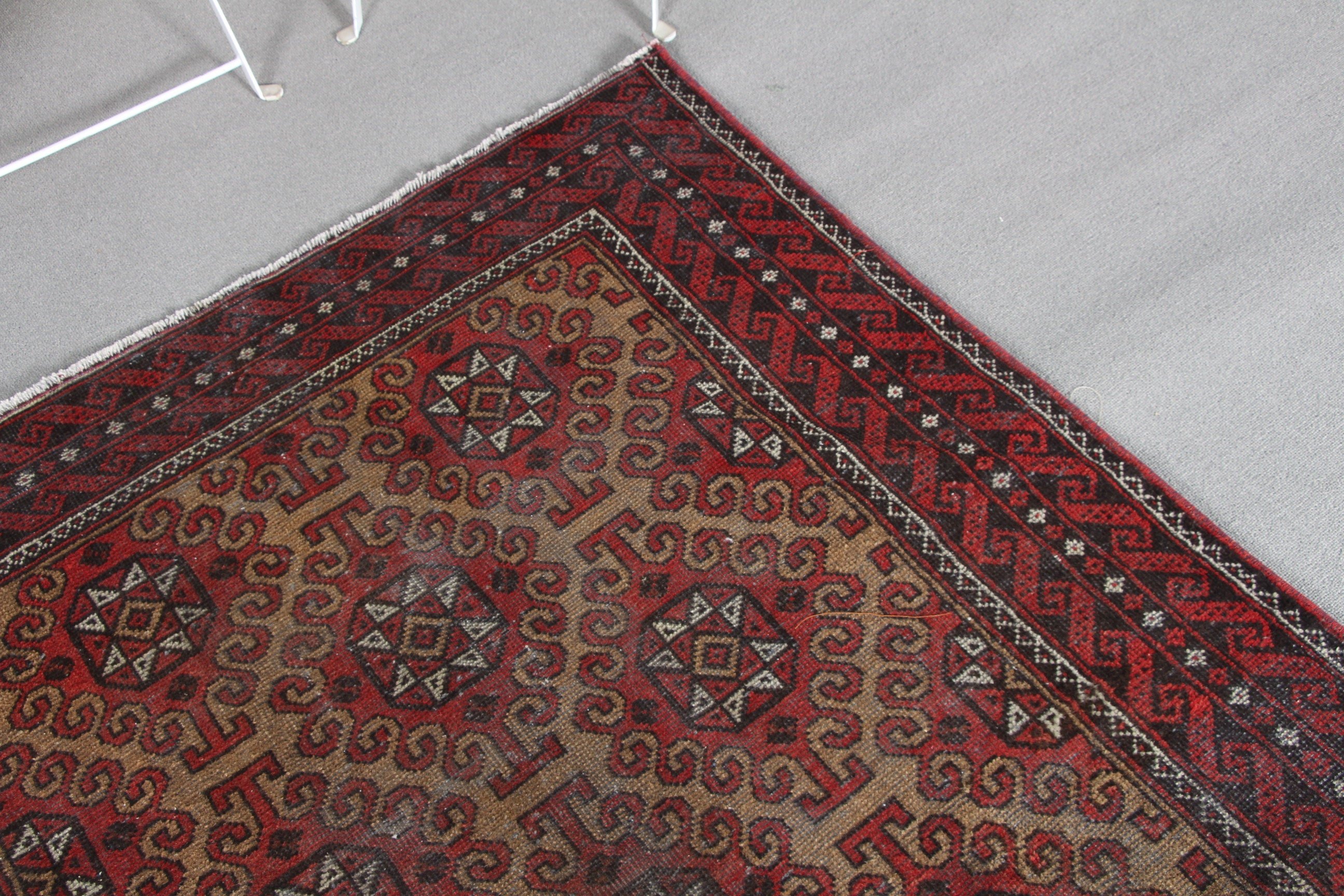 Türk Halıları, Oushak Halısı, Çocuk Odası Halıları, Yer Halıları, Çocuk Odası Halısı, Düğün Halısı, 3,9x6,7 ft Alan Halıları, Vintage Halı, Kırmızı Ev Dekor Halısı