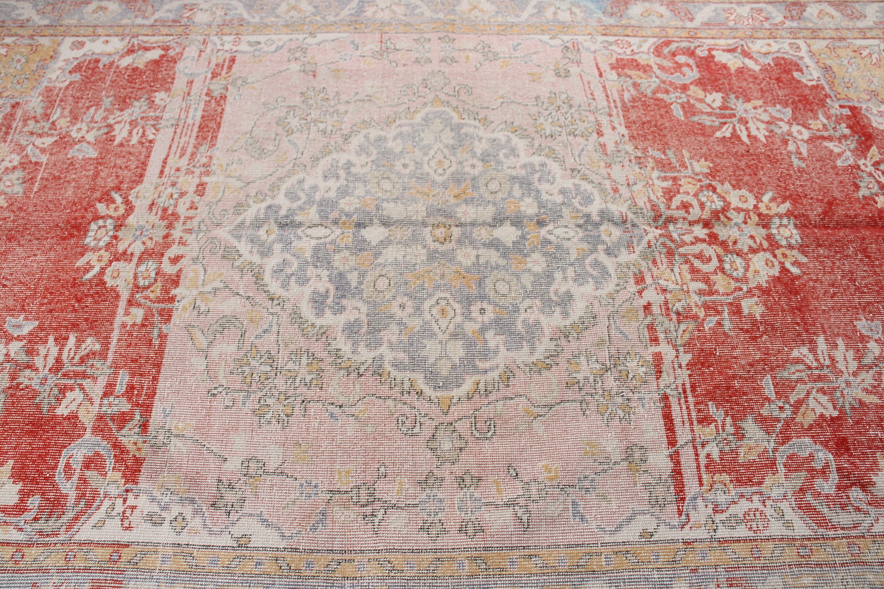 6.1x9.9 ft Large Rug, Vintage Rugs, Home Decor Rug, Bedroom Rugs, Luxury Rugs, Floor Rugs, Red Luxury Rug, Turkish Rug, Salon Rugs