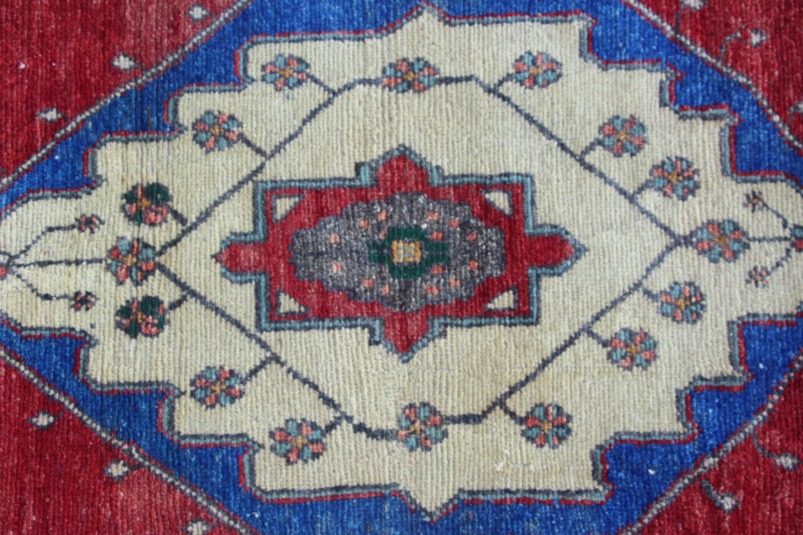 Türk Halıları, Vintage Halılar, 2.3x7.1 ft Runner Halı, Kırmızı Açıklama Halısı, Koridor Halıları, Merdiven Halıları, Düz Dokuma Halı, Soğuk Halı, Koridor Halısı