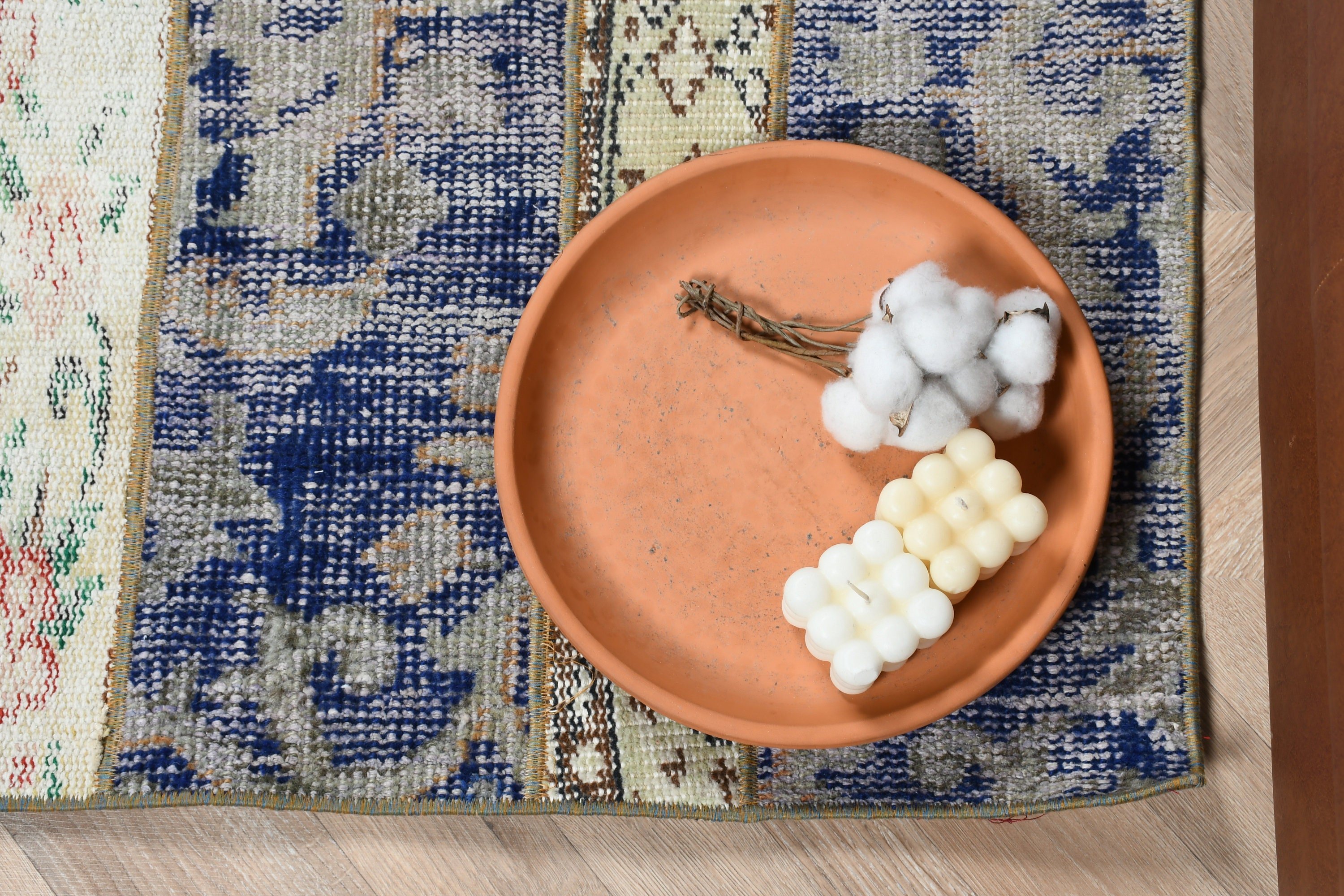 Banyo Halısı, Vintage Halı, Yatak Odası Halıları, Antika Halı, Türk Halısı, 2,2x3,3 ft Küçük Halı, Mavi Fas Halıları, Giriş Halısı, Çocuk Odası Halıları