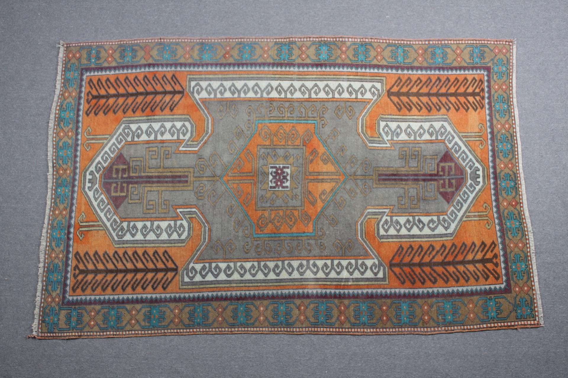 Boho Halılar, Oturma Odası Halıları, Yatak Odası Halısı, Yeşil Mutfak Halıları, Türk Halısı, Antika Halı, Vintage Halı, 4,8x7,3 ft Alan Halısı