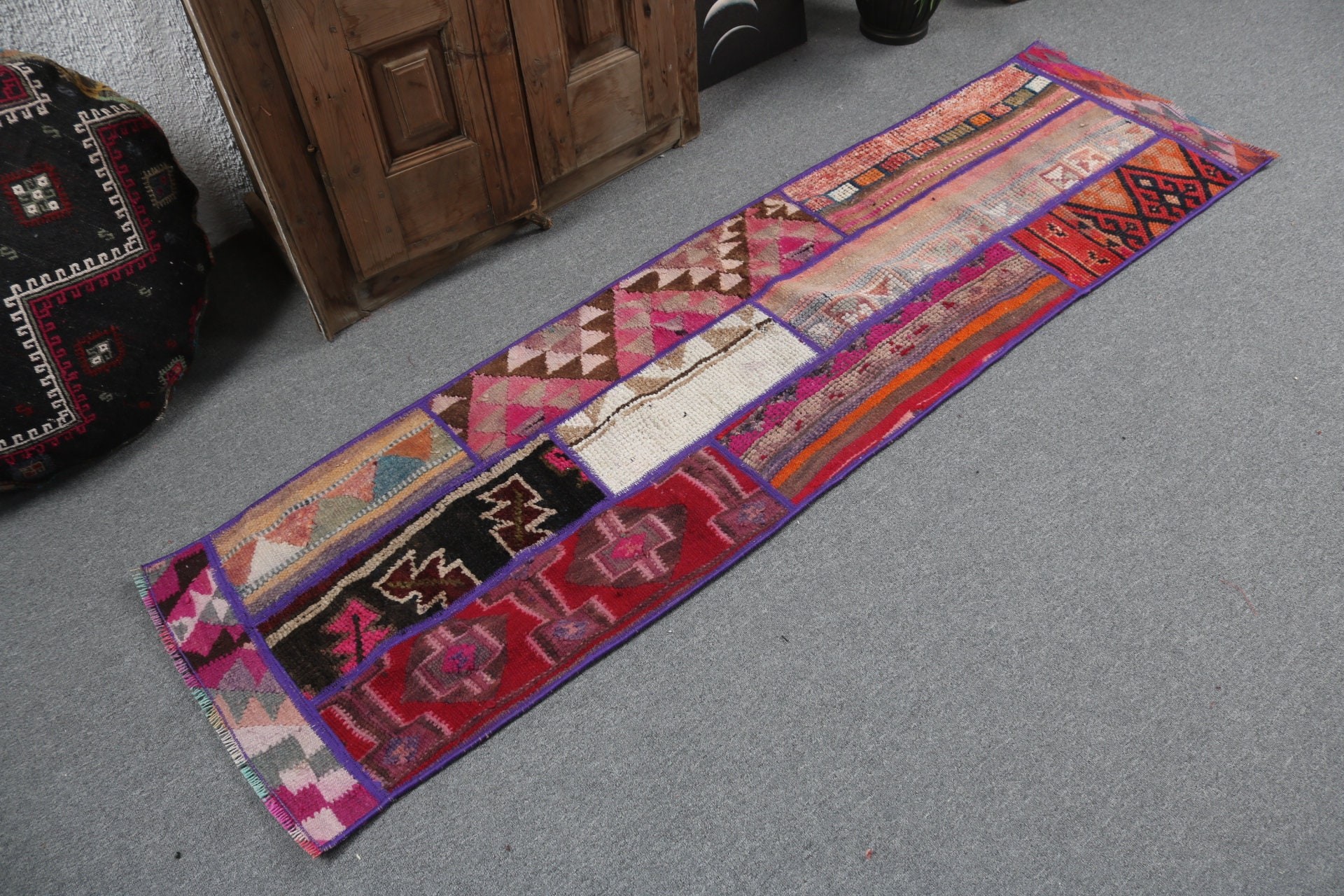 Dış Mekan Halıları, Beni Ourain Yolluk Halıları, Mutfak Halıları, Lüks Halılar, Vintage Halılar, Pembe Lüks Halı, 1.8x6.9 ft Yolluk Halıları, Türk Halısı