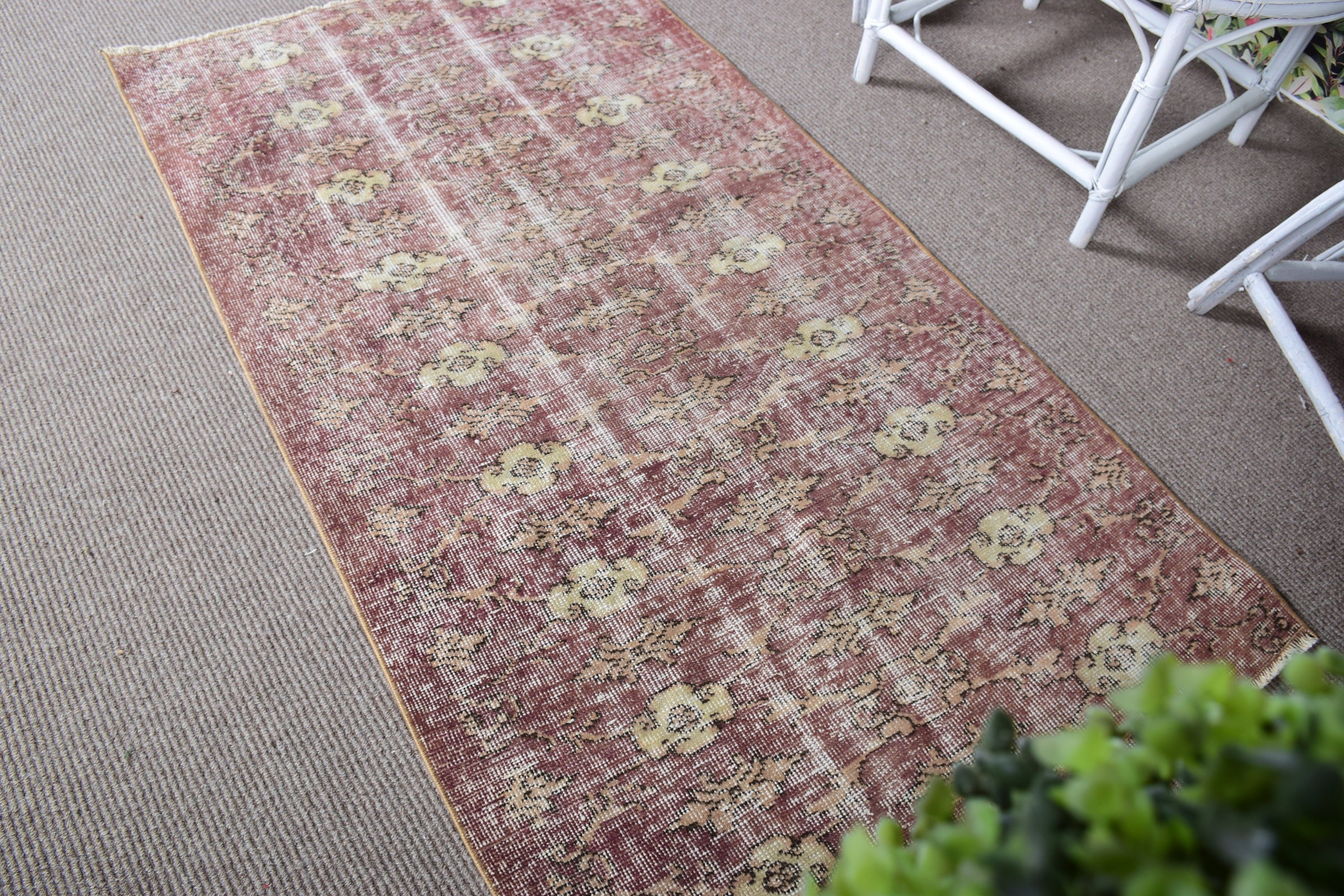 Bedroom Rug, Beige Floor Rug, Turkish Rug, Oriental Rug, Moroccan Rugs, Rugs for Entry, Nursery Rug, Vintage Rugs, 2.9x5.4 ft Accent Rug