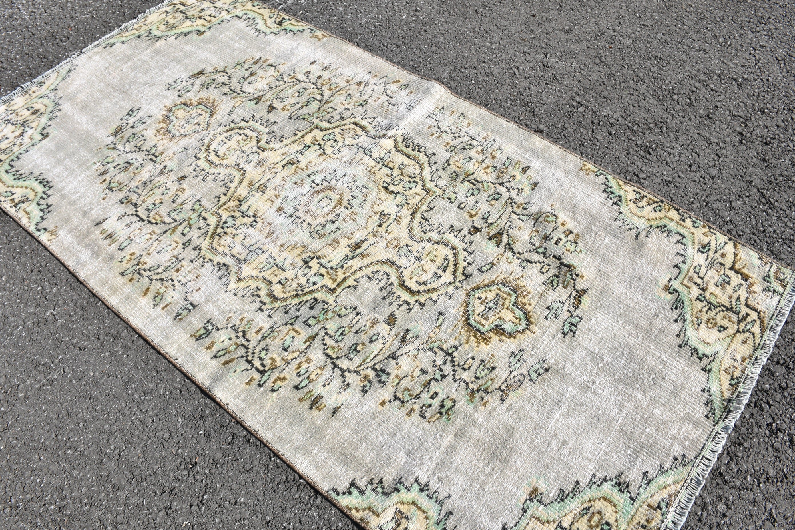 Pink Oushak Rug, Floor Rug, Living Room Rugs, Hand Woven Rug, Rugs for Floor, Vintage Rug, Kitchen Rug, 3.7x7.1 ft Area Rug, Turkish Rug