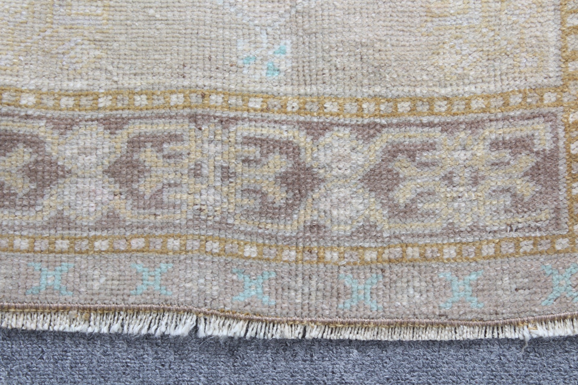 Turkish Rugs, Bathroom Rugs, Moroccan Rug, Beige Floor Rug, Wall Hanging Rug, 1.6x3.8 ft Small Rugs, Vintage Rug, Bedroom Rugs, Natural Rug