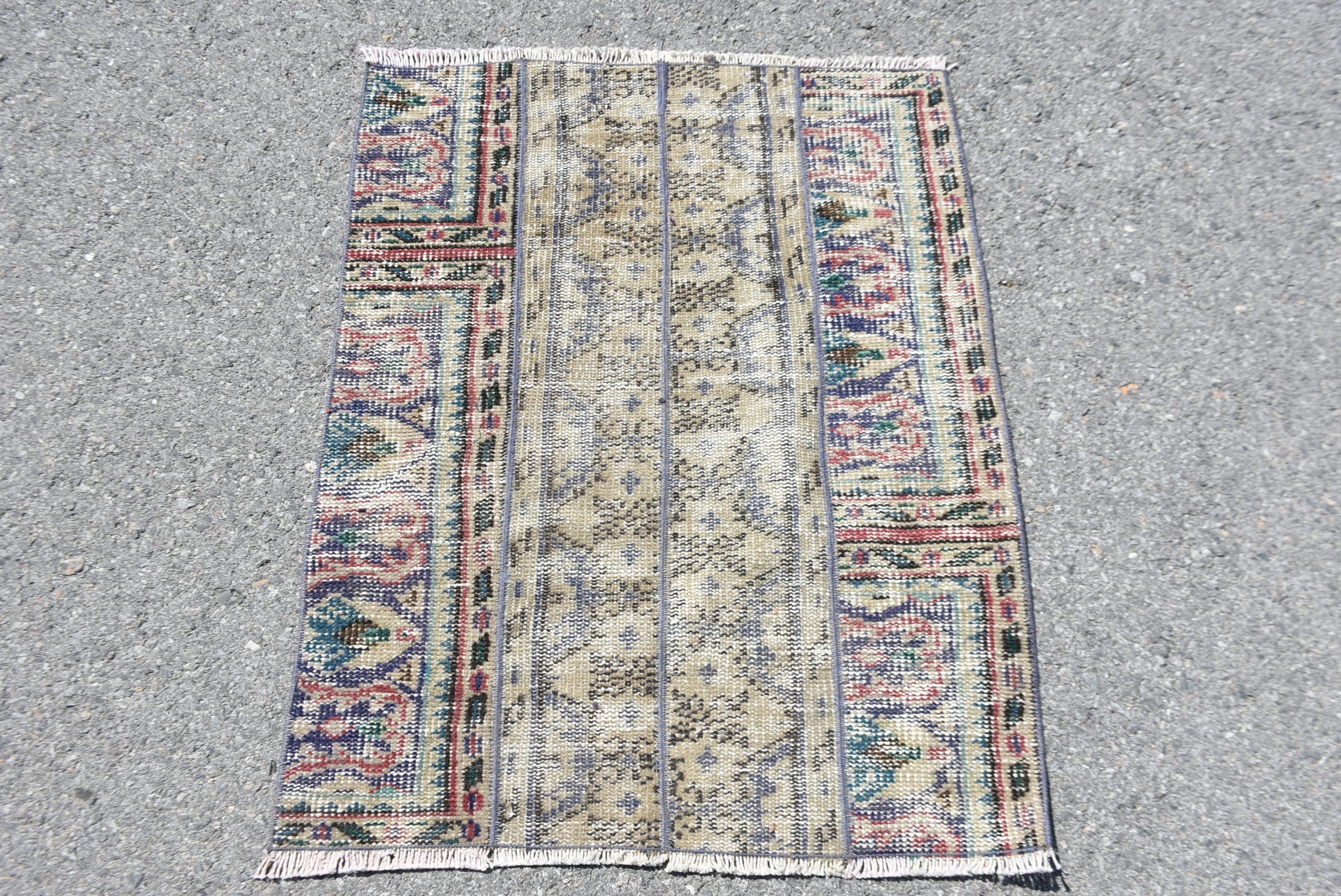 Araba Paspasları için Halılar, 2,3x3 ft Küçük Halı, Mutfak Halıları, Türk Halısı, Fas Halıları, Vintage Halılar, Çocuk Halısı, Kahverengi Yer Halısı, Yatak Odası Halısı