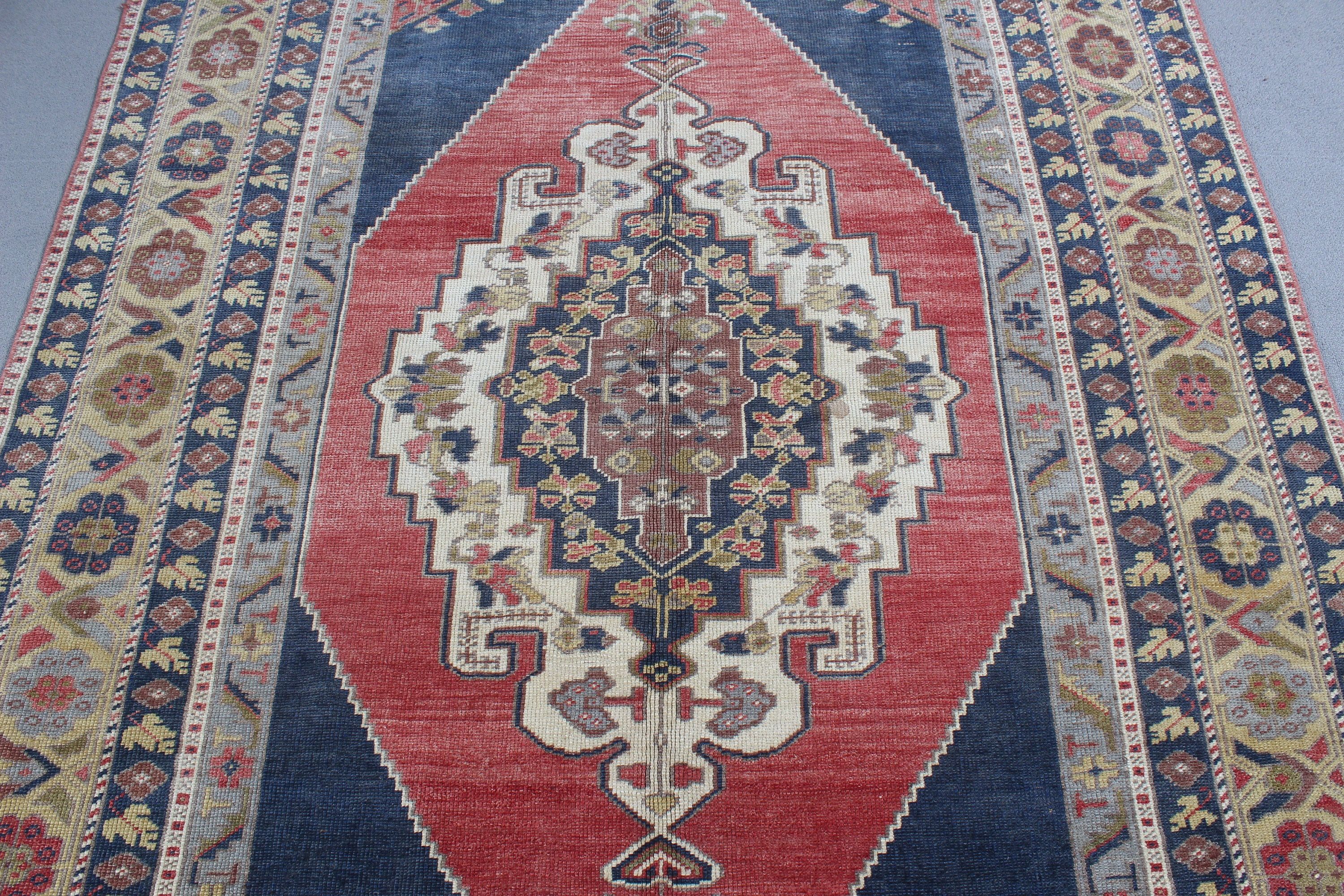 Yemek Odası Halıları, Türk Halıları, Ofis Halısı, Yatak Odası Halısı, Vintage Halı, 5.6x9.3 ft Büyük Halılar, Mavi Modern Halılar, Lüks Halılar, Ev Dekorasyonu Halıları