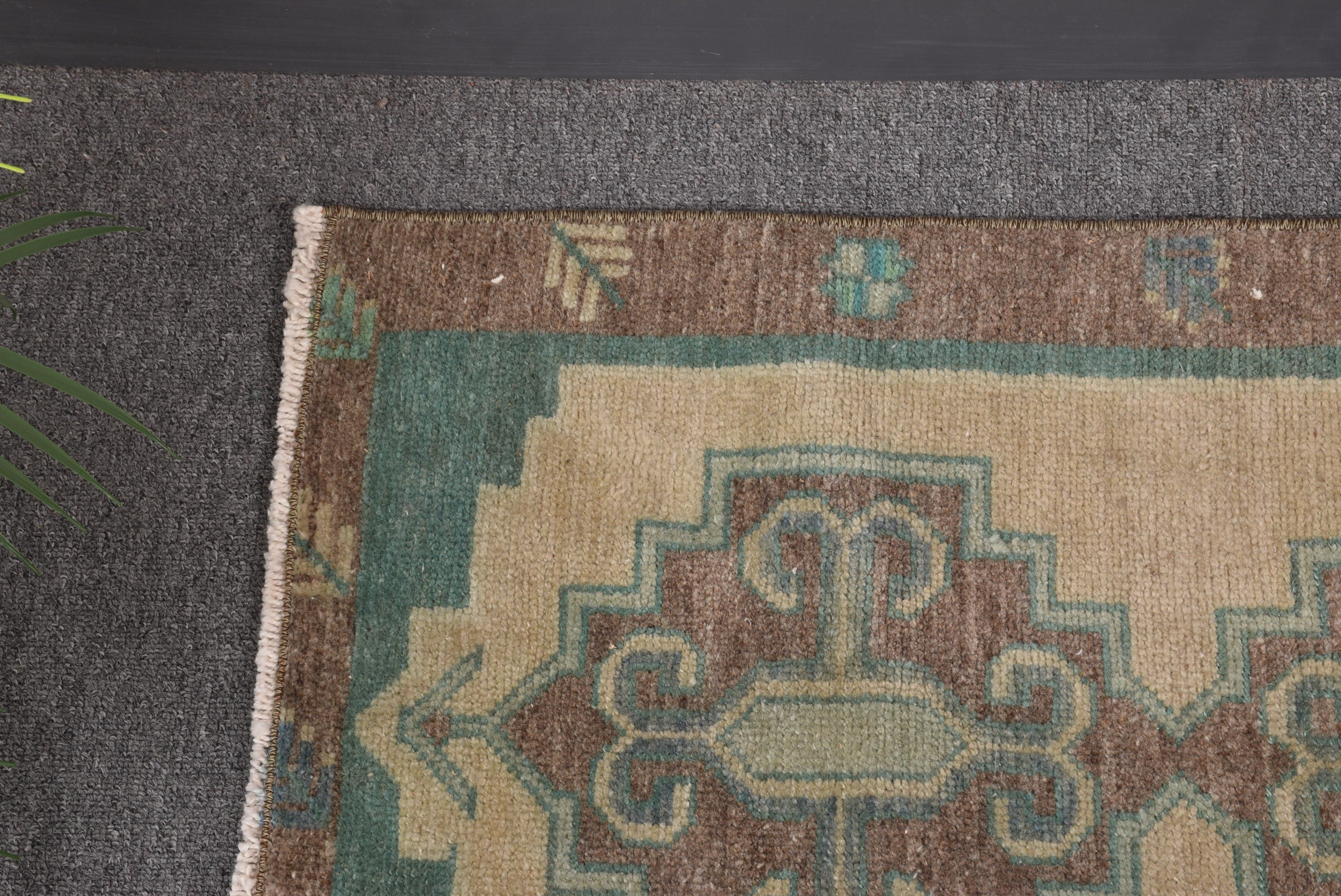 1.6x3.2 ft Küçük Halı, Vintage Halılar, Araba Paspas Halıları, Boho Halıları, Mutfak Halıları, Türk Halıları, Bohem Halıları, Yeşil Bildirim Halısı, Küçük Alan Halısı