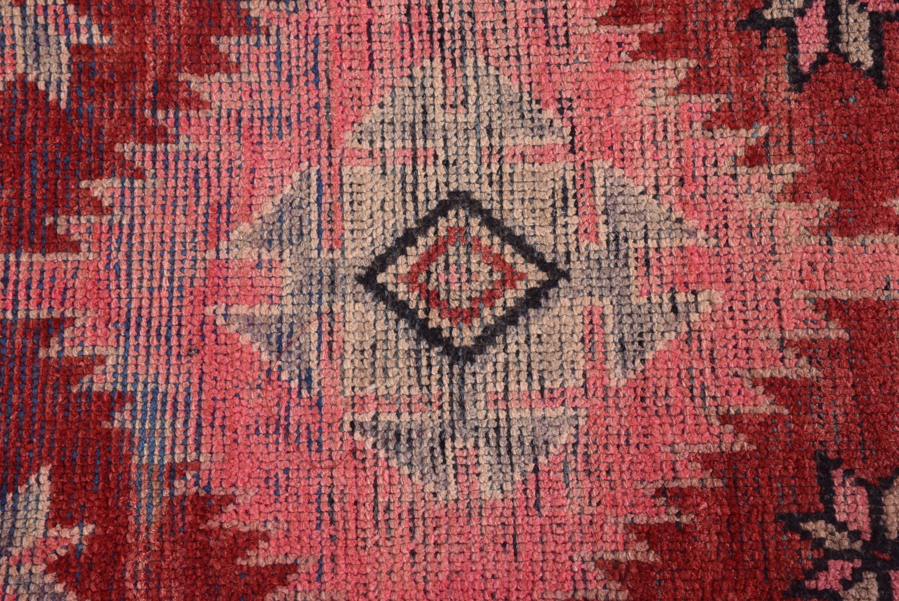 Anatolian Rug, 2.9x11.9 ft Runner Rugs, Rugs for Stair, Pink Home Decor Rug, Vintage Rugs, Stair Rug, Aesthetic Rugs, Turkish Rug, Cool Rug