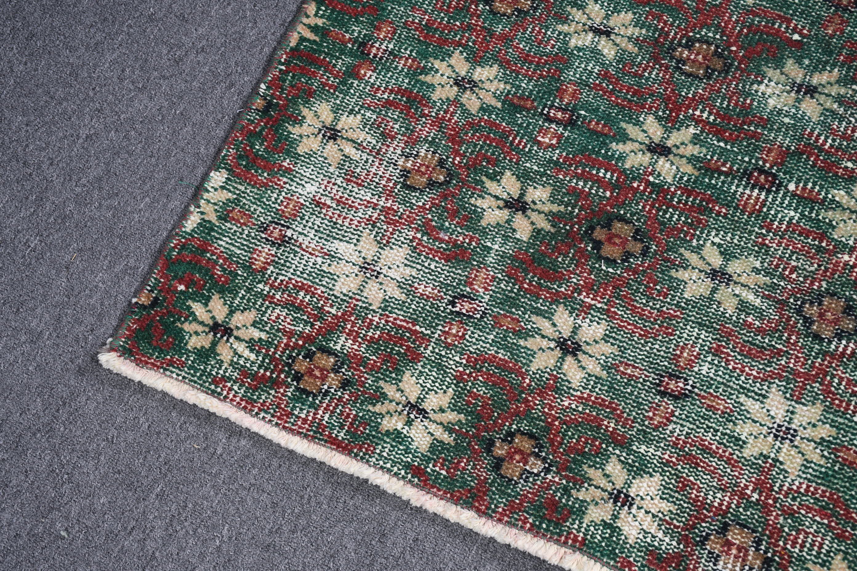 Home Decor Rug, Turkish Rug, Green Anatolian Rug, 3.6x6.3 ft Accent Rug, Ethnic Rugs, Nursery Rug, Anatolian Rug, Vintage Rugs, Bedroom Rug