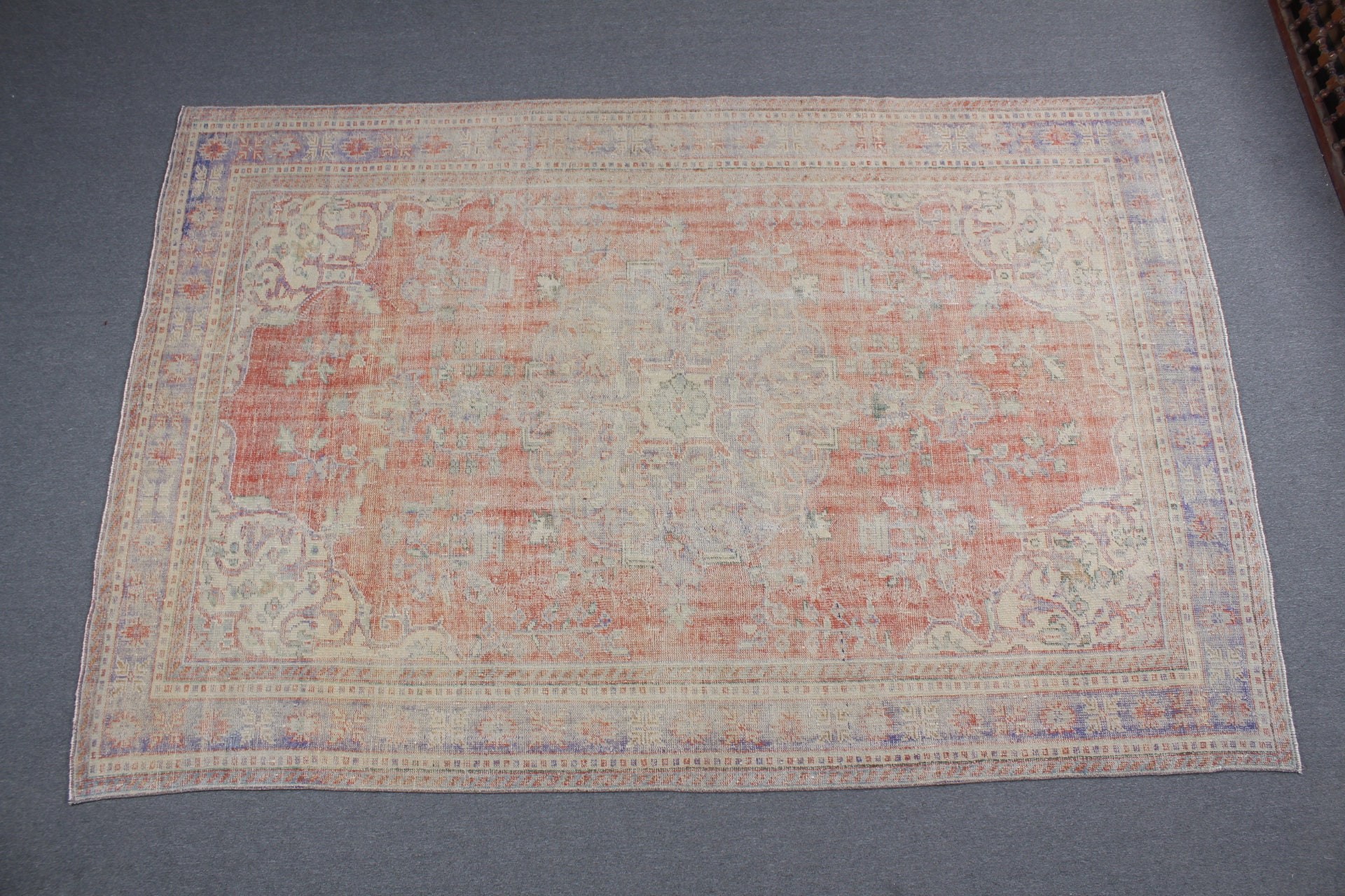 7.4x11.2 ft Oversize Rugs, Turkish Rugs, Saloon Rugs, Living Room Rugs, Vintage Rug, Red Oriental Rug, Art Rug, Oriental Rug, Moroccan Rugs