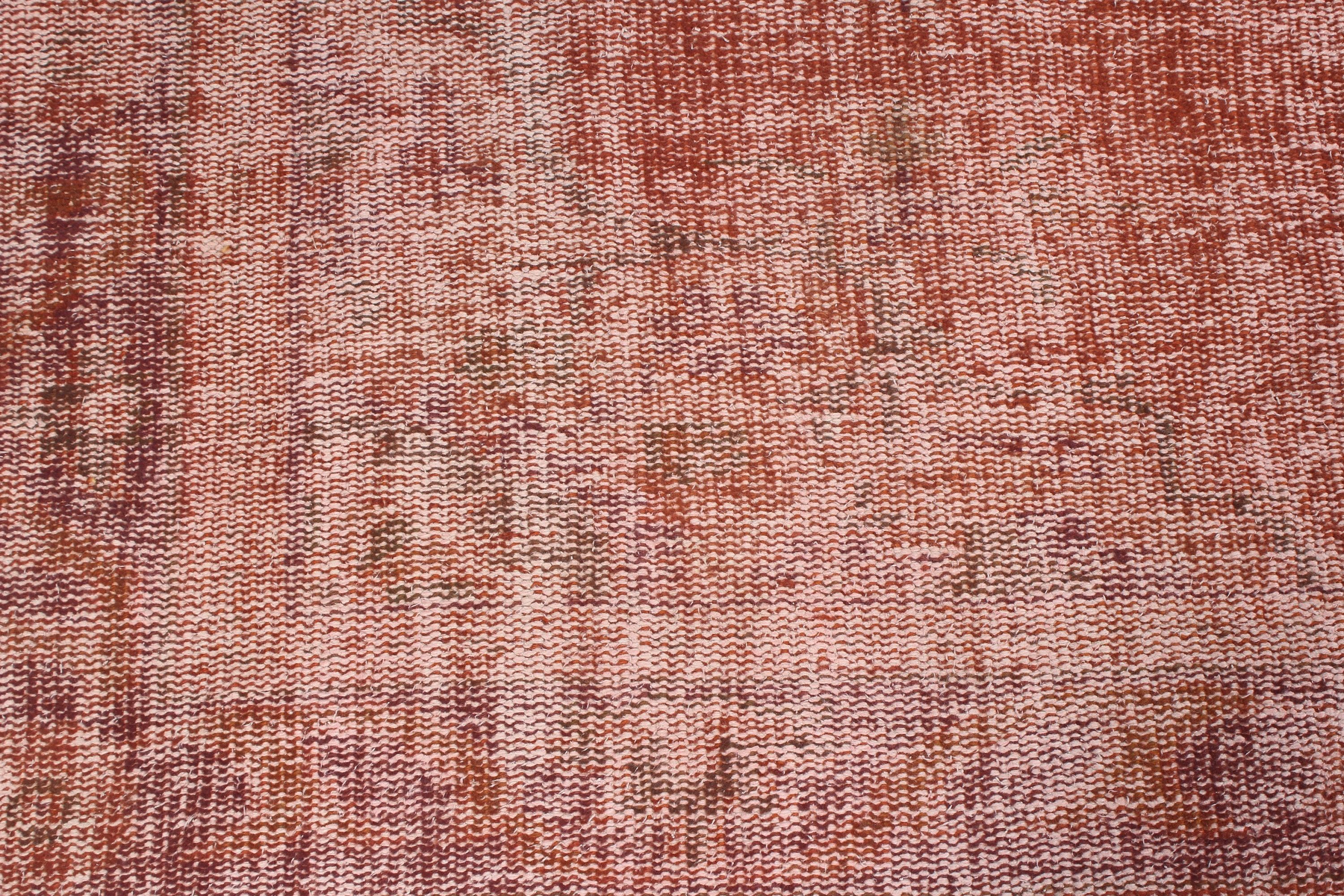 Pembe Nötr Halı, Türk Halısı, 5.7x8.9 ft Büyük Halılar, Vintage Halı, Büyük Oushak Halıları, Büyük Boho Halıları, Modern Halılar, Düz Dokuma Halılar