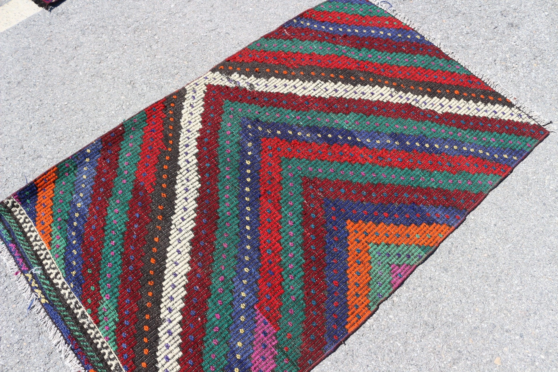 Kilim, Türk Halıları, Yatak Odası Halısı, Vintage Halı, Yün Halısı, Giriş Halısı, 3.1x5 ft Accent Halıları, Yer Halısı, Kırmızı Ev Dekor Halısı, Yatak Odası Halıları