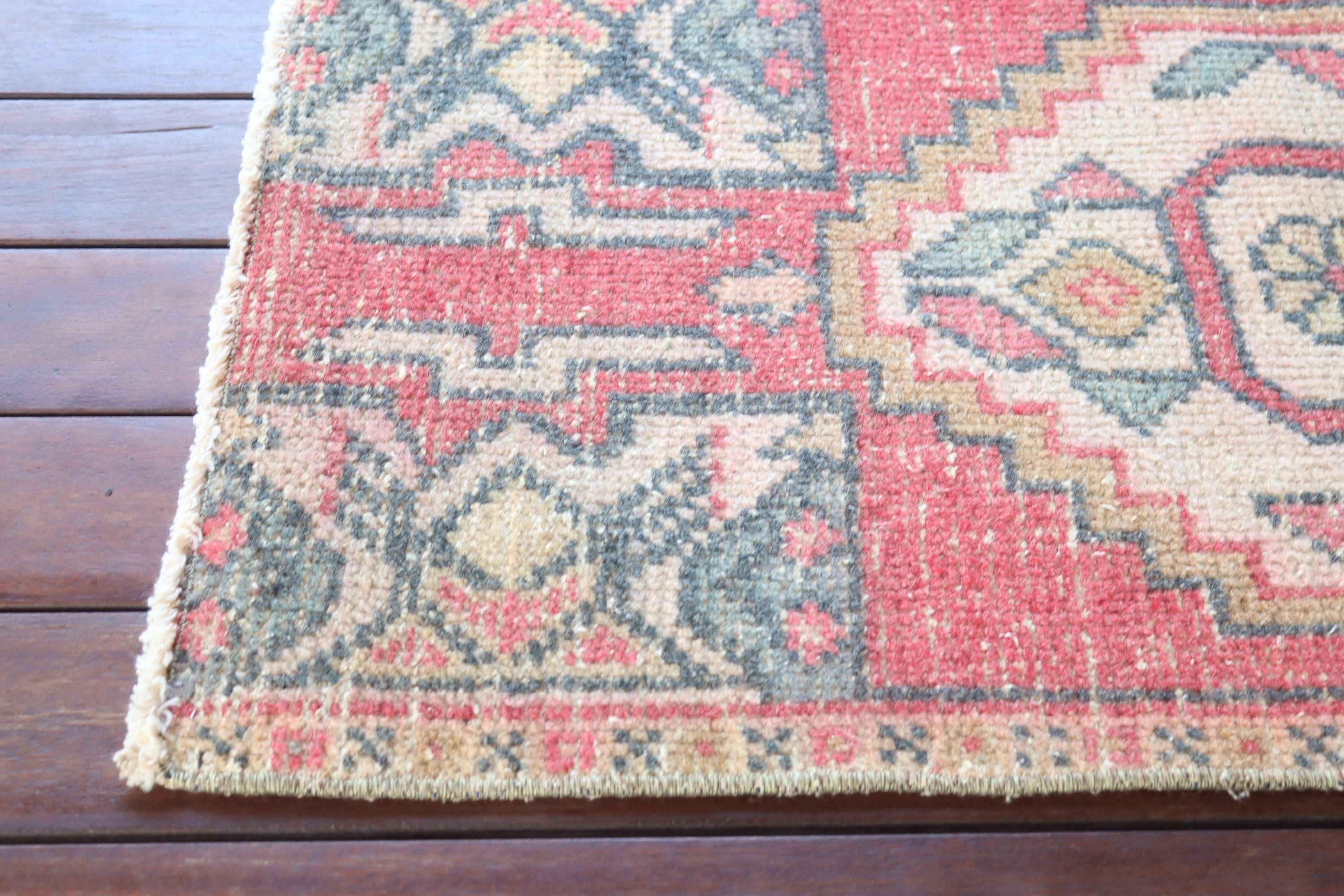 Entry Rugs, Oriental Rug, Red Boho Rug, Rugs for Wall Hanging, Bedroom Rugs, 1.6x3.1 ft Small Rug, Handwoven Rug, Vintage Rug, Turkish Rug