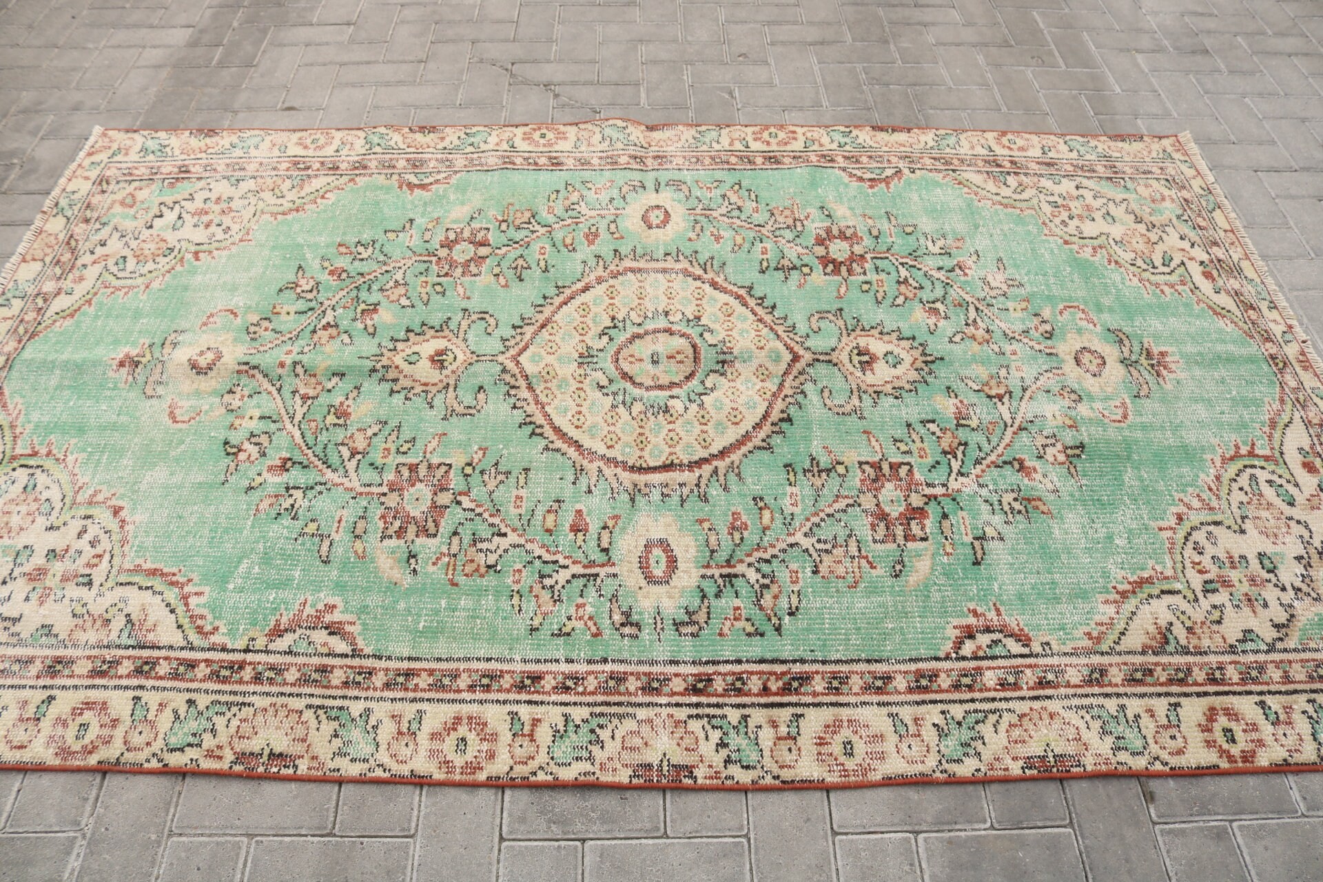 Living Room Rugs, 4.8x7.9 ft Area Rugs, Rugs for Bedroom, Ethnic Rug, Kitchen Rug, Moroccan Rug, Vintage Rugs, Turkish Rug, Dining Room Rug
