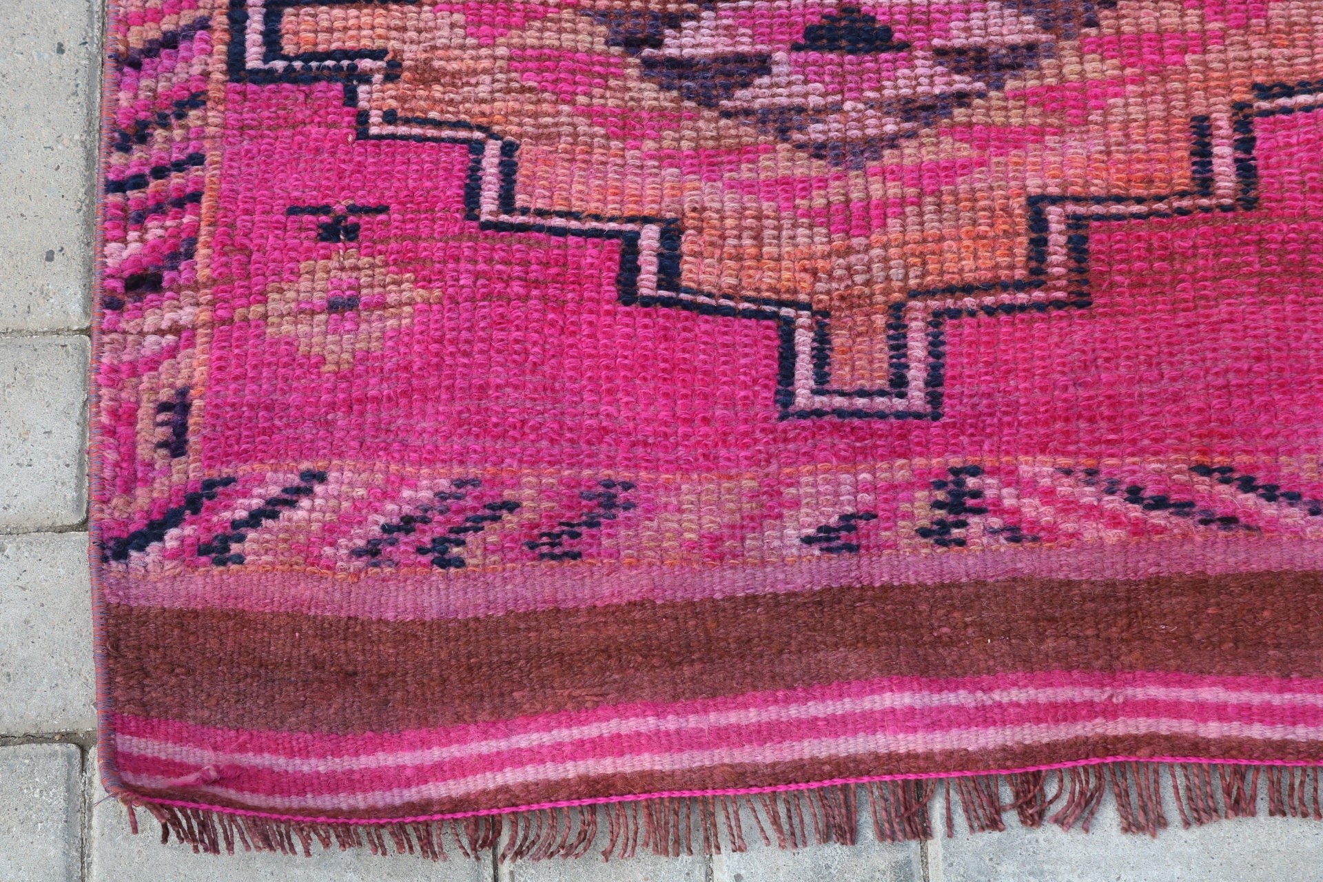 Vintage Rugs, Wool Rug, Vintage Decor Rug, 2.7x10.6 ft Runner Rug, Rugs for Runner, Hallway Rug, Anatolian Rug, Kitchen Rug, Turkish Rugs