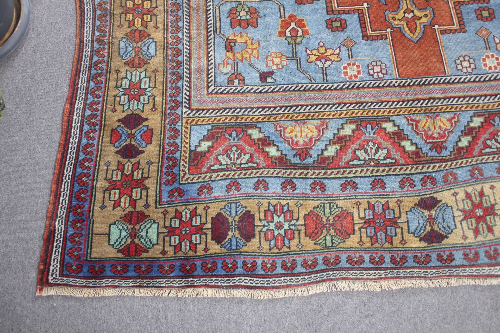 Vintage Rug, 6.4x11.1 ft Oversize Rug, Saloon Rugs, Home Decor Rug, Red Moroccan Rug, Turkish Rug, Office Rug, Floor Rug, Dining Room Rugs