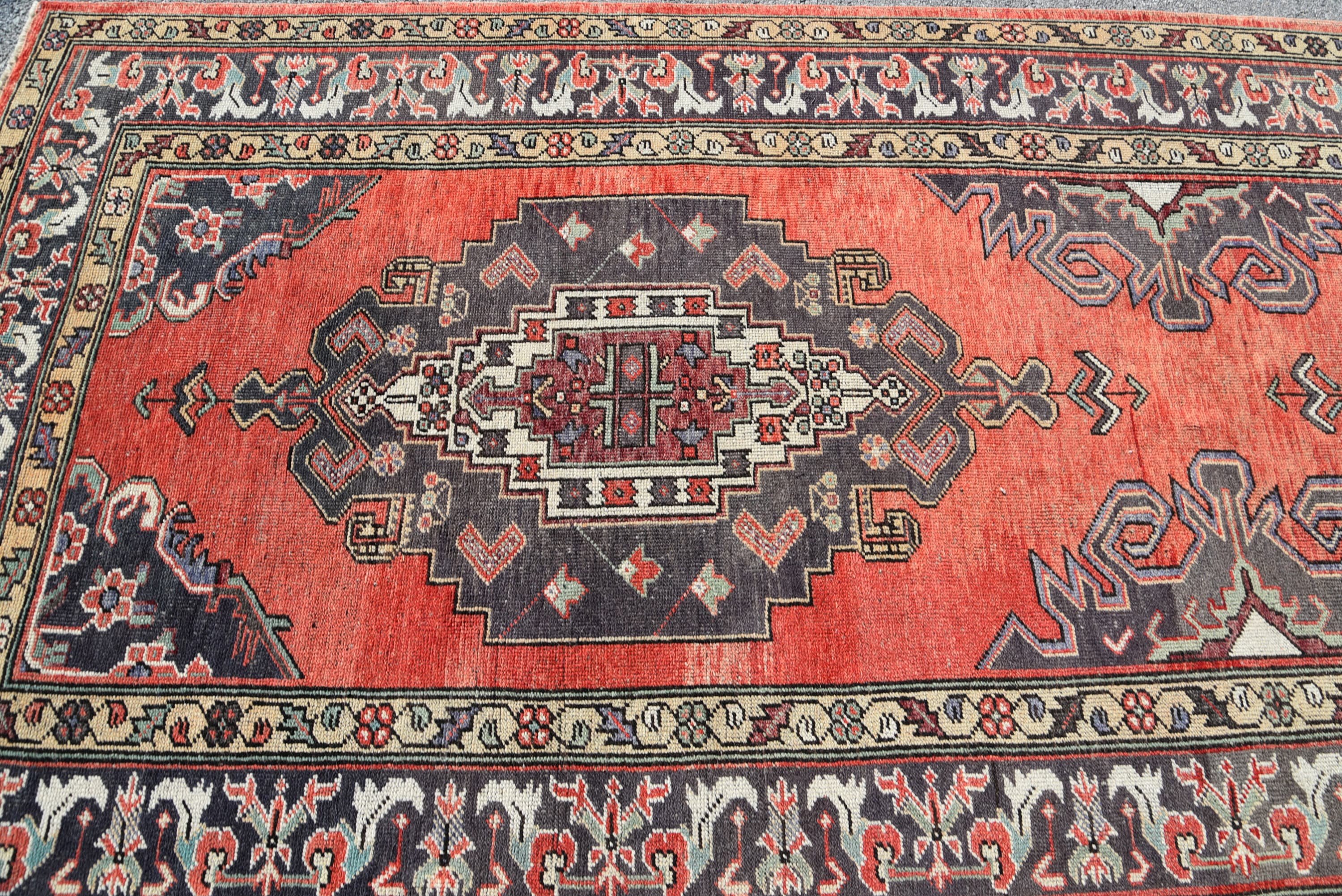 Yatak Odası Halıları, Ev Dekorasyonu Halıları, Oturma Odası Halıları, Yemek Odası Halıları, Türk Halısı, Yemek Odası Halıları, Vintage Halılar, 5x11.9 ft Büyük Halı