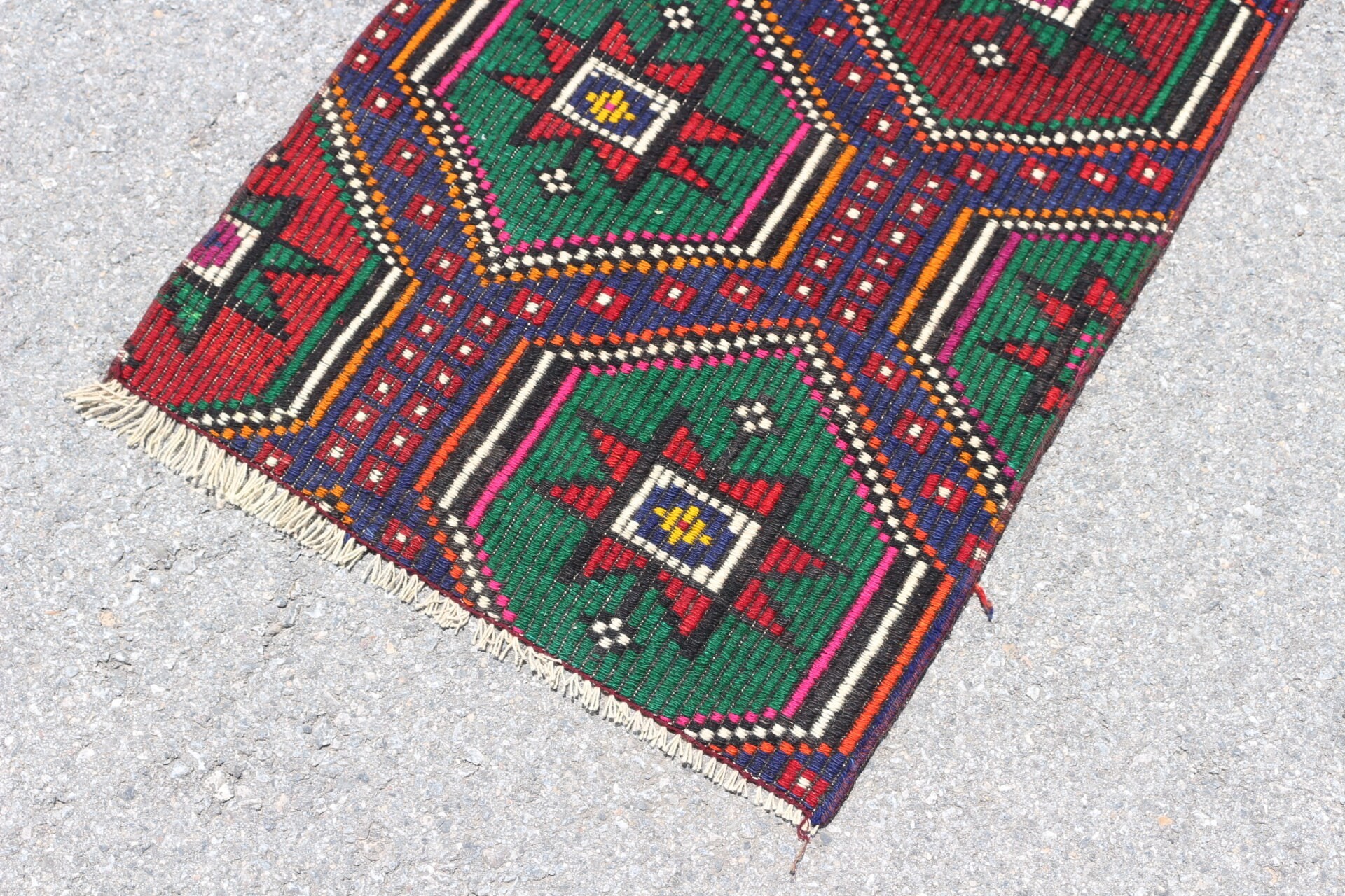 Duvar Kilim, Duvar Kilim, Türk Kilim, Anadolu Kilim, Yatak odası Kilim, Duvar Kilim, 67x110 cm Küçük Kilim, Kahverengi Ev dekoru Kilim