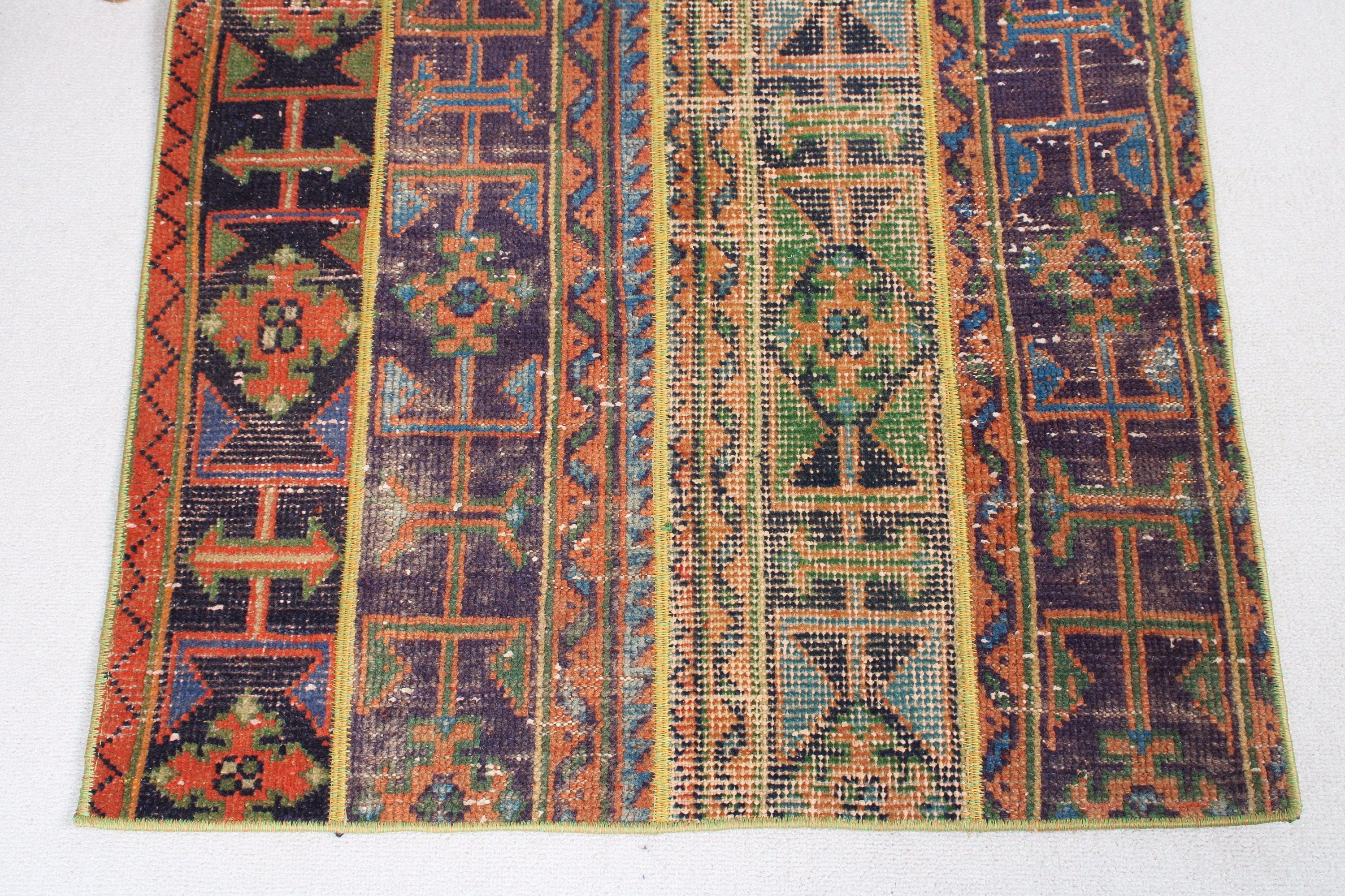 Bathroom Rugs, Turkey Rugs, Small Area Rugs, Blue  2.6x3.7 ft Small Rugs, Statement Rug, Vintage Rugs, Turkish Rugs, Wool Rugs