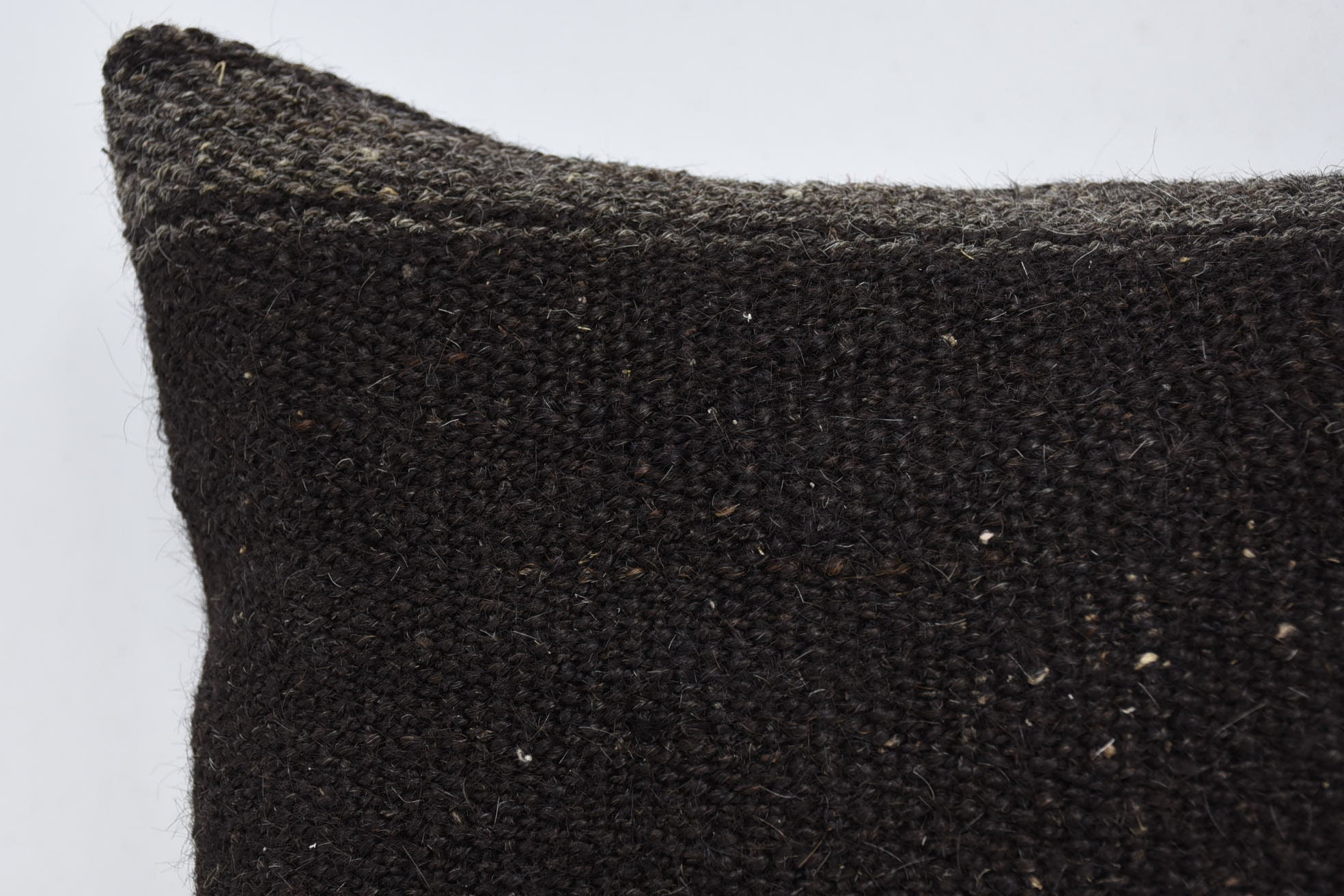 16"x24" Black Pillow Case, Vintage Kilim Throw Pillow, Pillow for Sofa, Boho Pillow Sham Cover, Accent Throw Pillow Cover