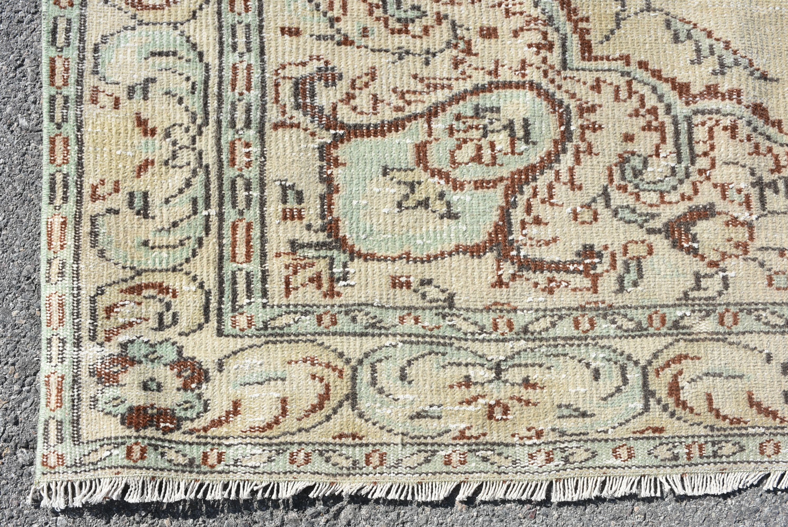 Living Room Rug, Beige Kitchen Rug, 5.2x8.2 ft Large Rug, Vintage Rug, Bedroom Rug, Aztec Rug, Turkish Rug, Antique Rug