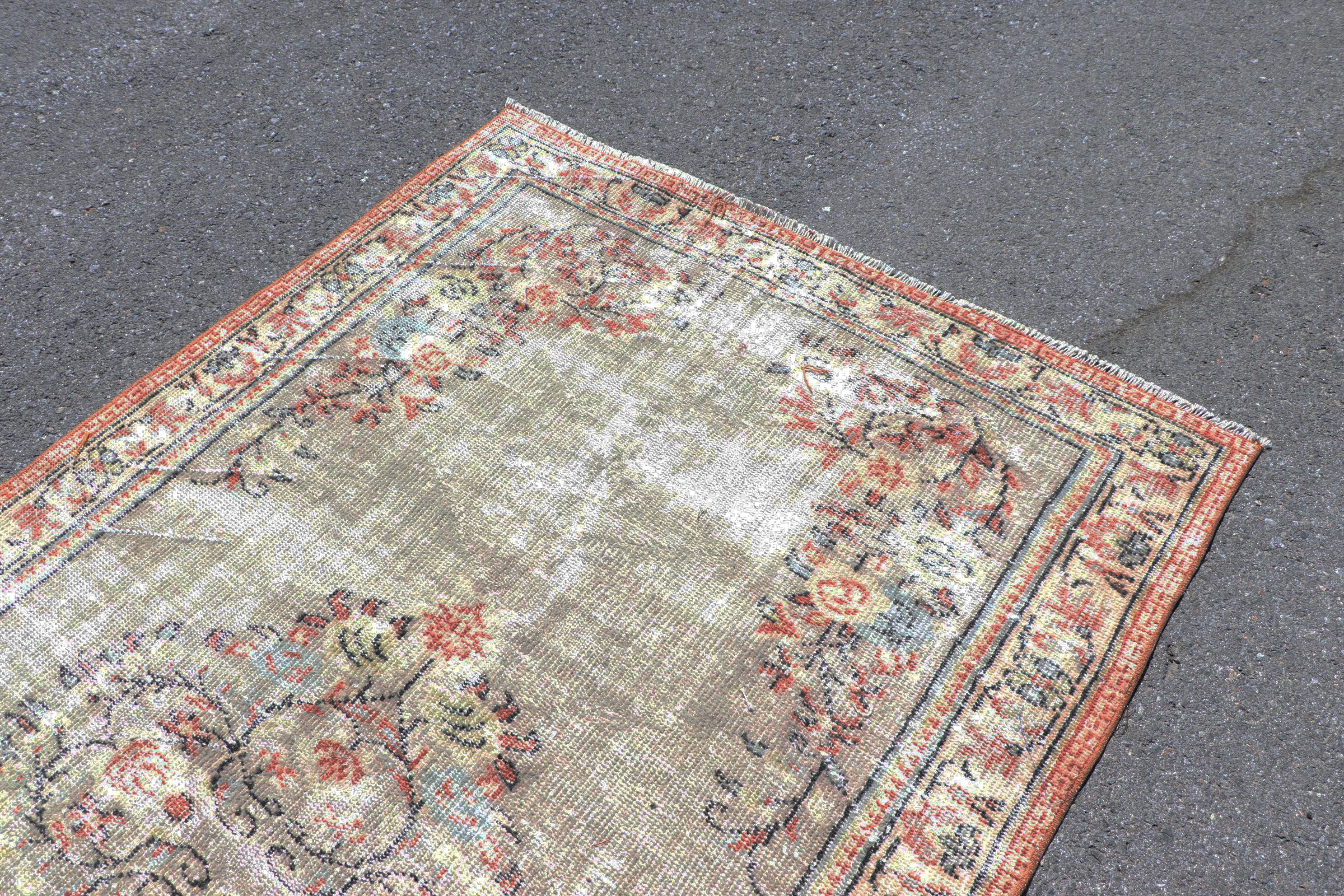 Beige Home Decor Rug, Antique Rugs, Oriental Rug, Turkey Rugs, Nursery Rugs, Floor Rug, Vintage Rug, Turkish Rugs, 4.8x8.1 ft Area Rug