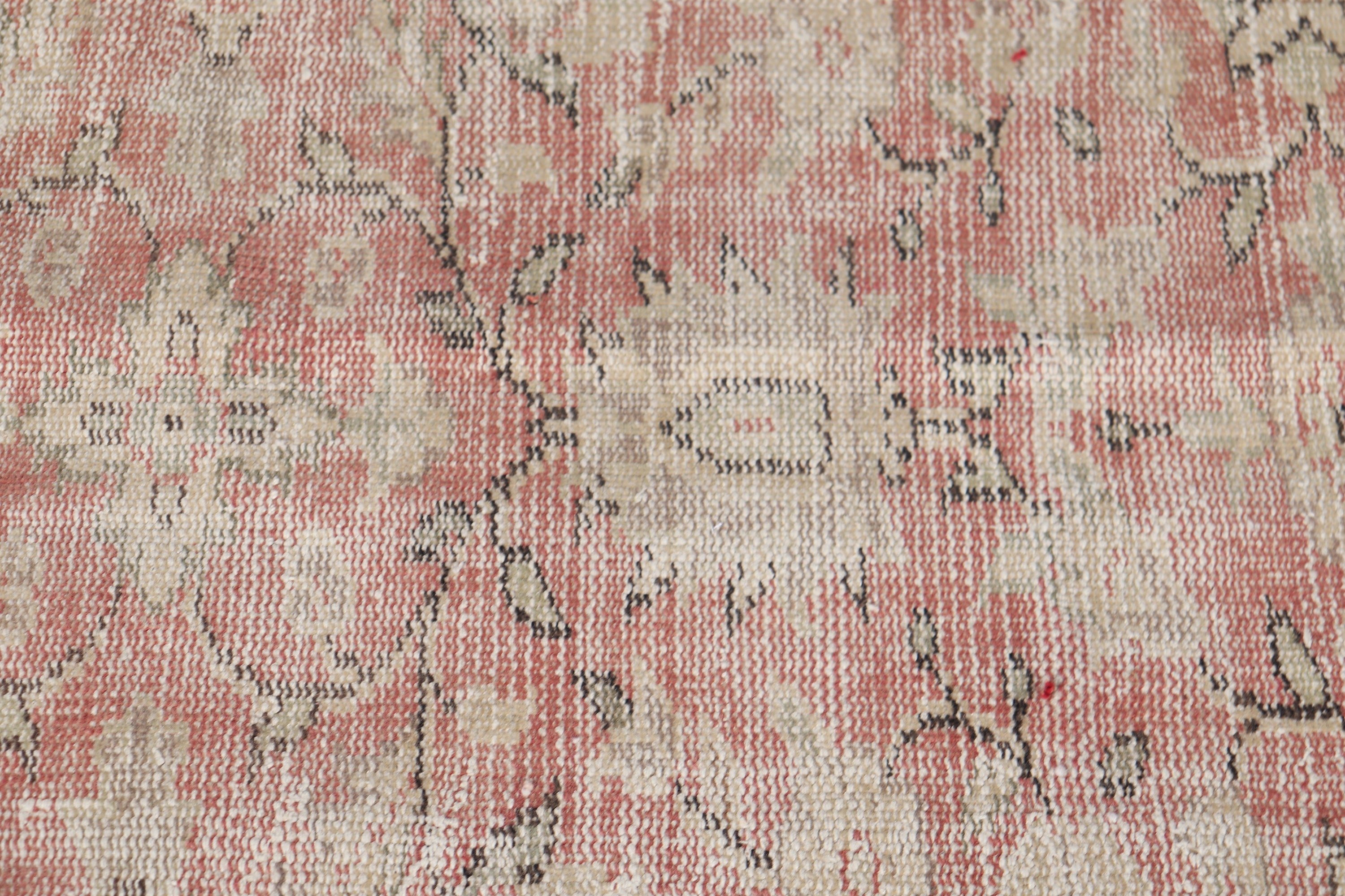 5.6x8.9 ft Large Rug, Turkish Rug, Dining Room Rug, Living Room Rugs, Handwoven Rug, Kitchen Rug, Bedroom Rug, Vintage Rugs, Pink Cool Rugs