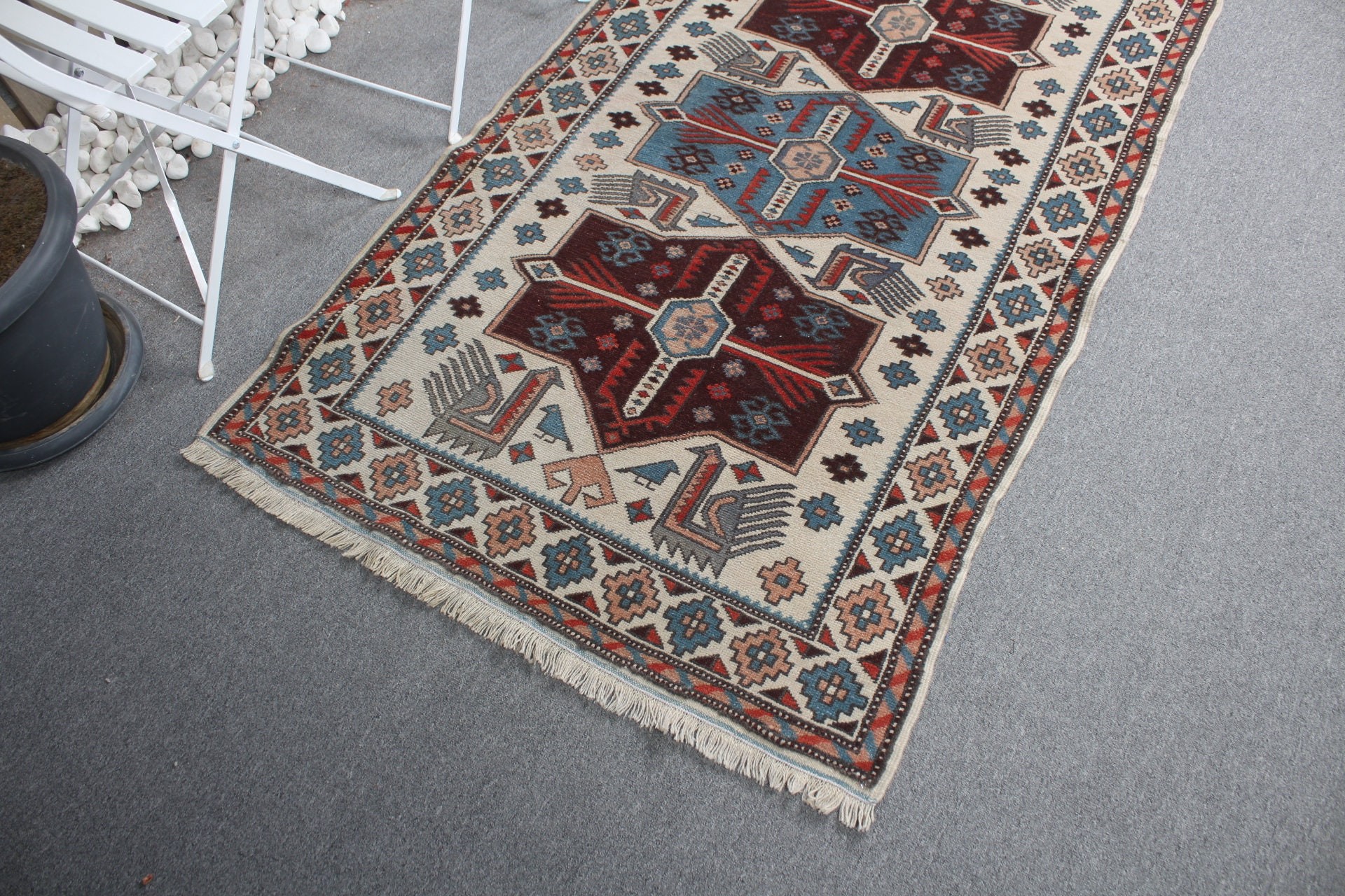 Entry Rug, Cool Rug, Beige Home Decor Rugs, Vintage Rugs, Turkish Rug, Oriental Rugs, Old Rugs, 3.3x5.6 ft Accent Rug, Nursery Rugs