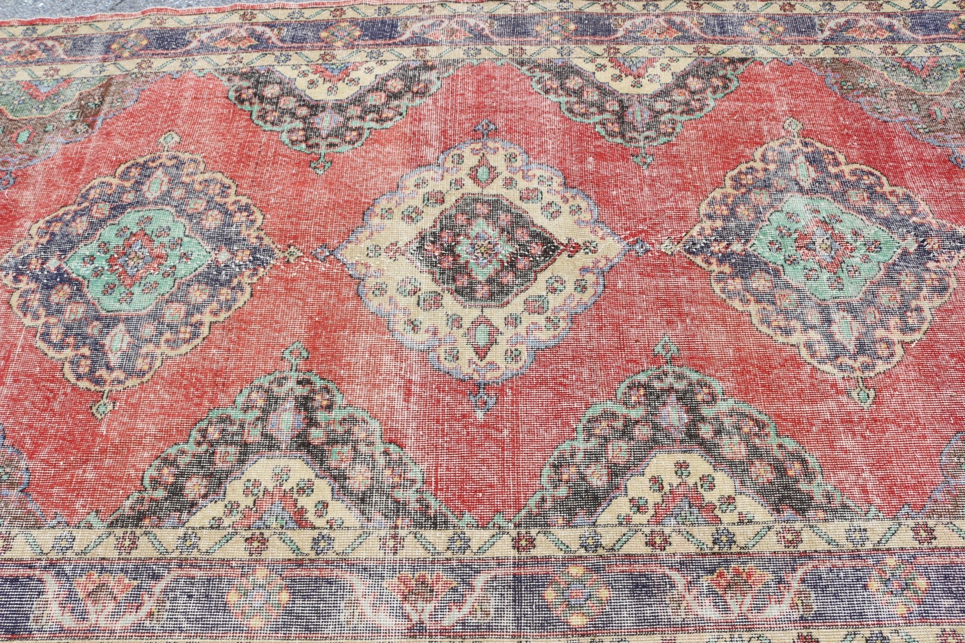 Red Floor Rug, Vintage Rugs, Cool Rugs, 4.8x12.4 ft Runner Rug, Antique Rugs, Hallway Rug, Rugs for Hallway, Stair Rug, Turkish Rug