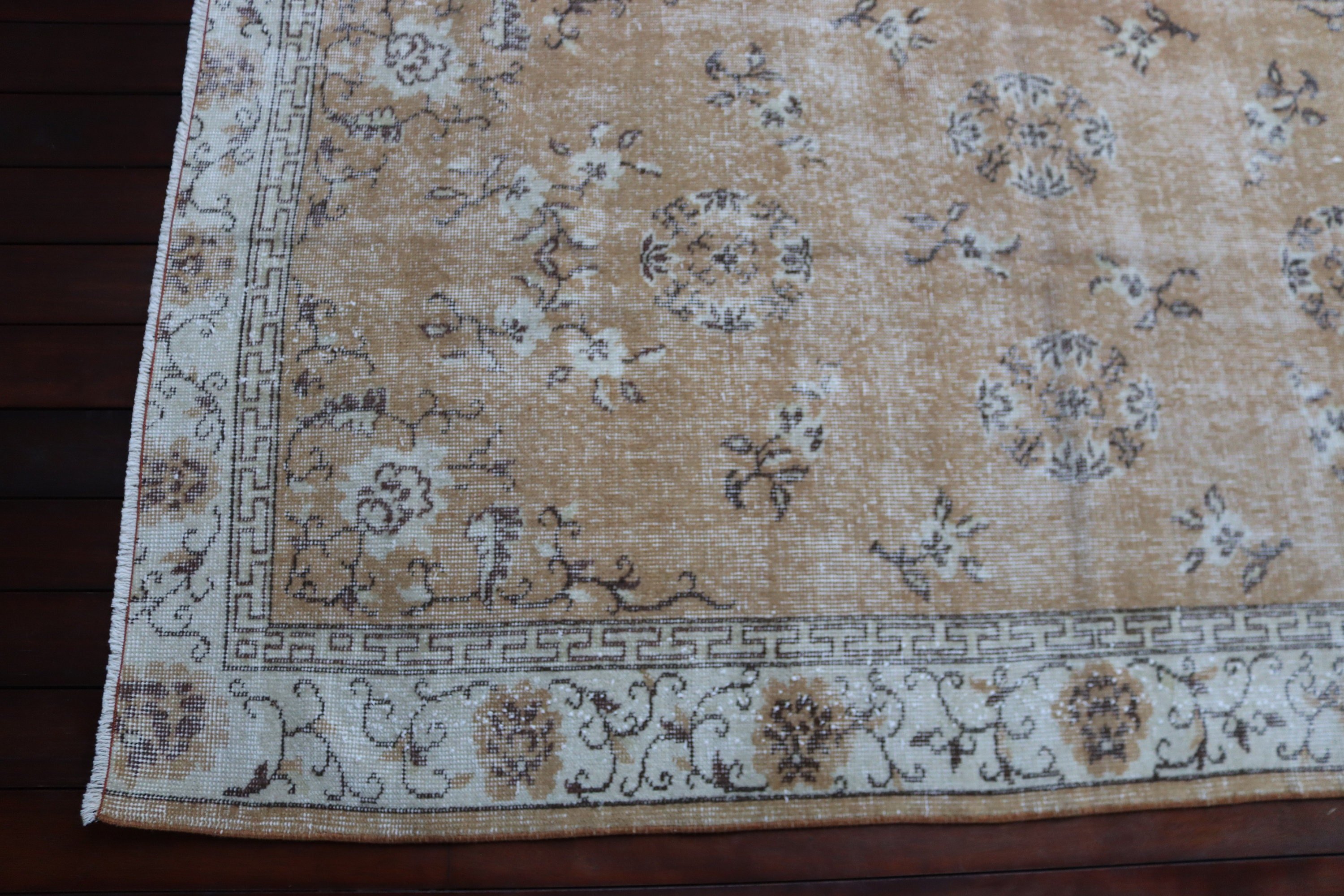 El Dokuma Halılar, Turuncu Fas Halısı, Vintage Halı, 3,8x6,2 ft Aksan Halısı, Boho Halıları, Türk Halıları, Mutfak Halısı, Çocuk Halıları, El Yapımı Halılar