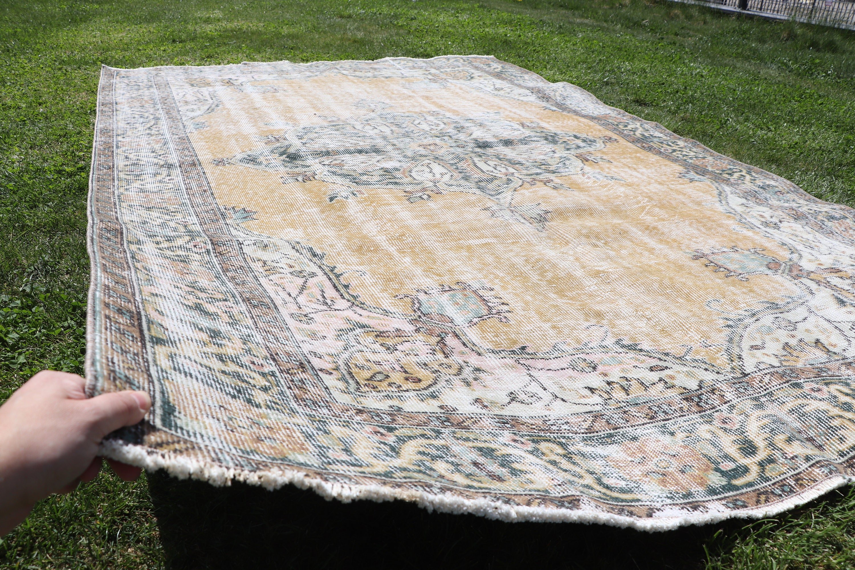 Yatak Odası Halısı, Büyük Boho Halısı, Boho Halısı, 5.7x8.8 ft Büyük Halılar, Vintage Halı, Kahverengi Anadolu Halıları, Yer Halıları, Modern Halılar, Türk Halısı