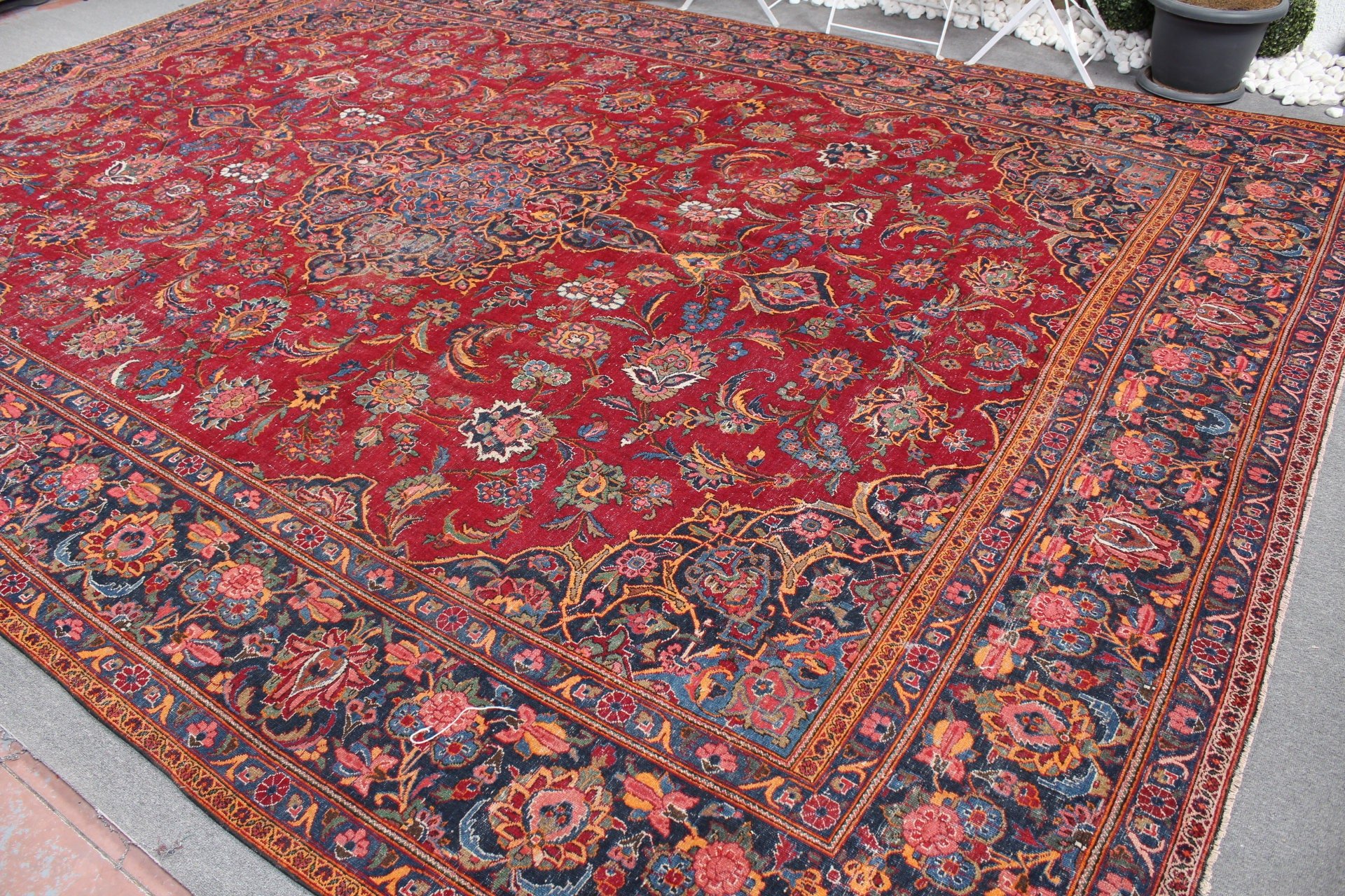 Kırmızı Fas Halısı, 10.6x14.6 ft Büyük Boy Halı, Fas Halıları, Yatak Odası Halıları, Vintage Halılar, Oturma Odası Halısı, Türk Halısı, Yemek Odası Halısı