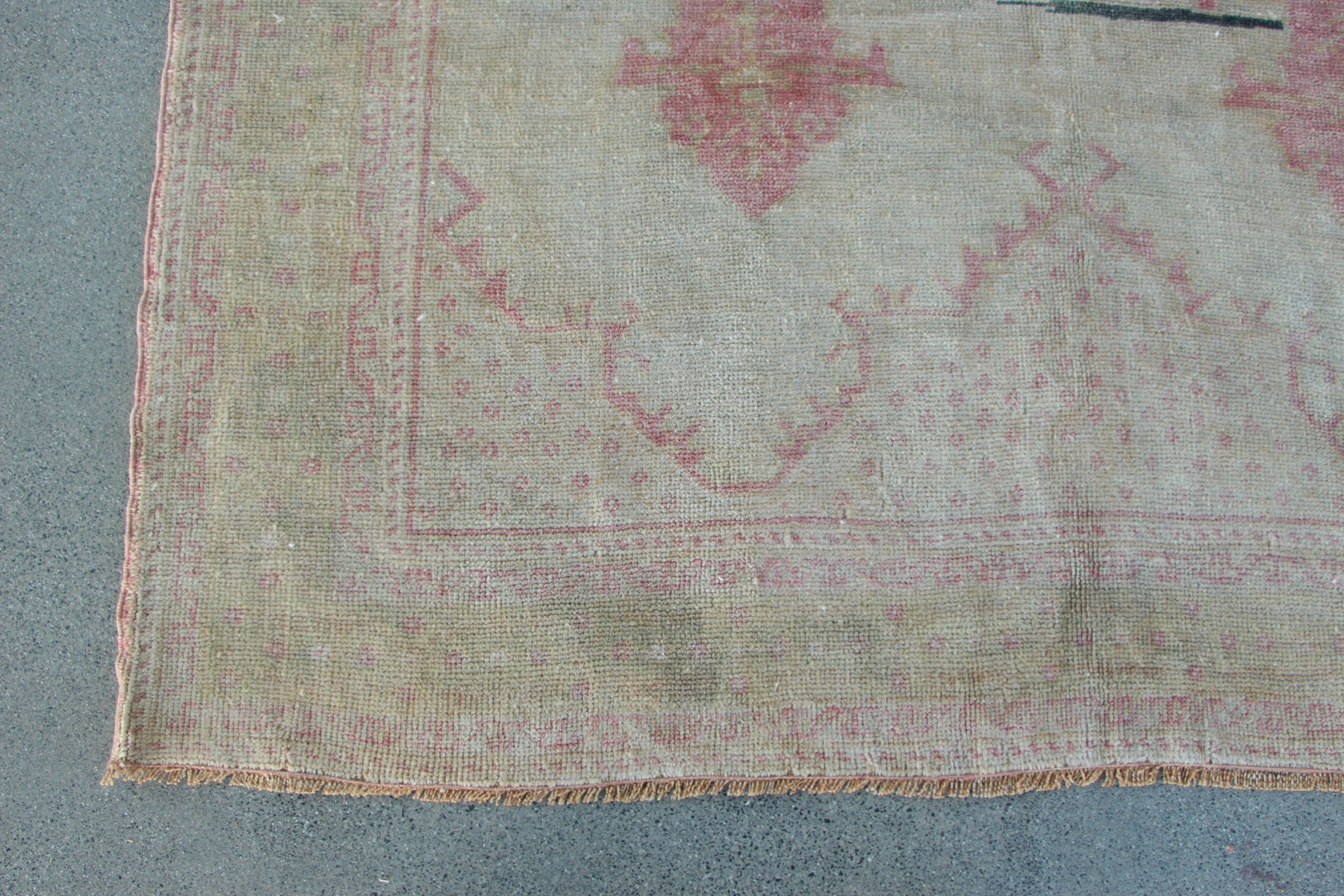 Rugs for Dining Room, Antique Rugs, Dining Room Rug, Turkish Rug, Vintage Rug, 5.3x8.6 ft Large Rug, Pink Bedroom Rugs, Oushak Rug, Old Rug