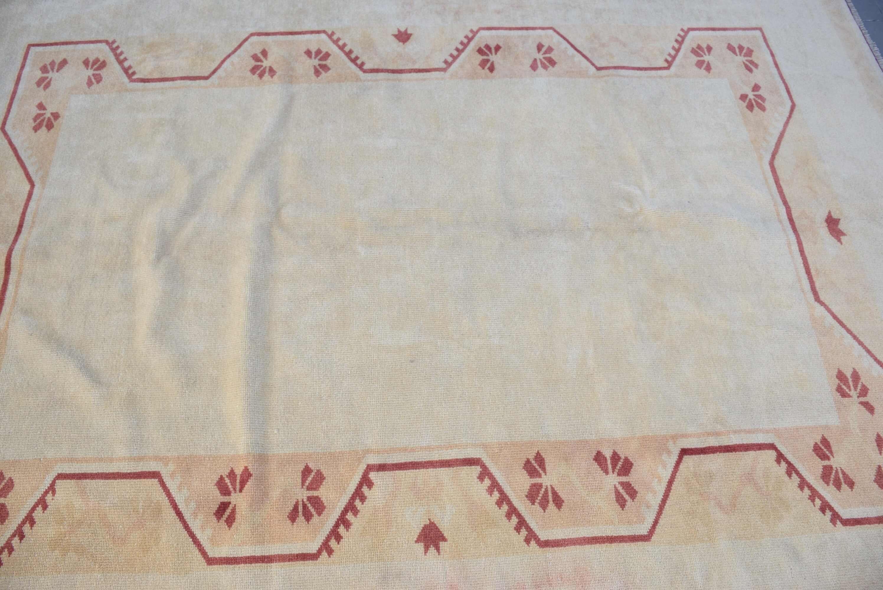 Living Room Rug, Vintage Rugs, Pale Rug, Turkish Rug, 5.9x7.9 ft Large Rug, Yellow Cool Rug, Antique Rug, Old Rug, Salon Rug, Oriental Rugs