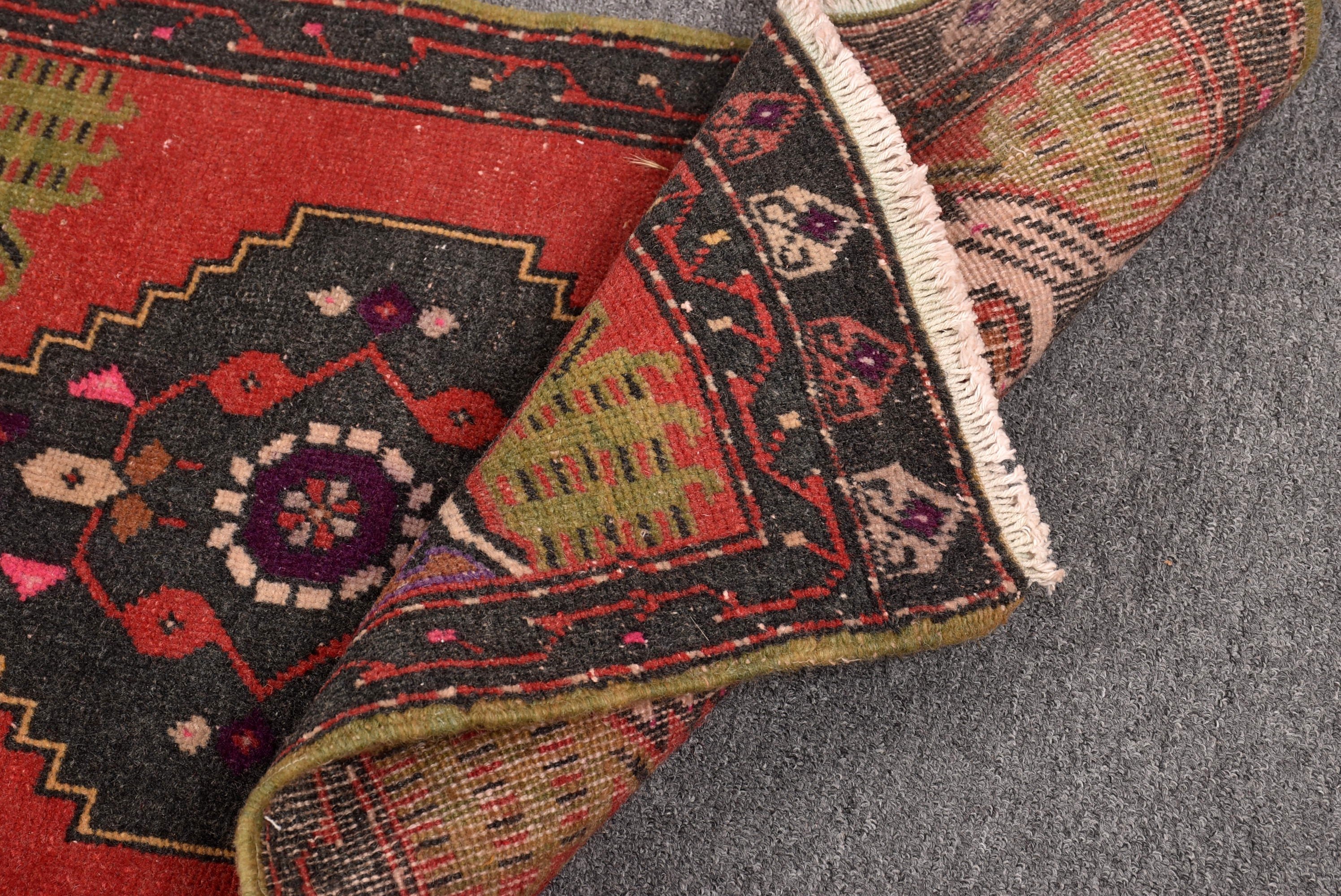 Yatak Odası Halıları, 1.8x3.3 ft Küçük Halı, Çocuk Halıları, Vintage Halı, Boho Halıları, Kırmızı Mutfak Halıları, Türk Halısı, Geometrik Halı, Paspas Halıları