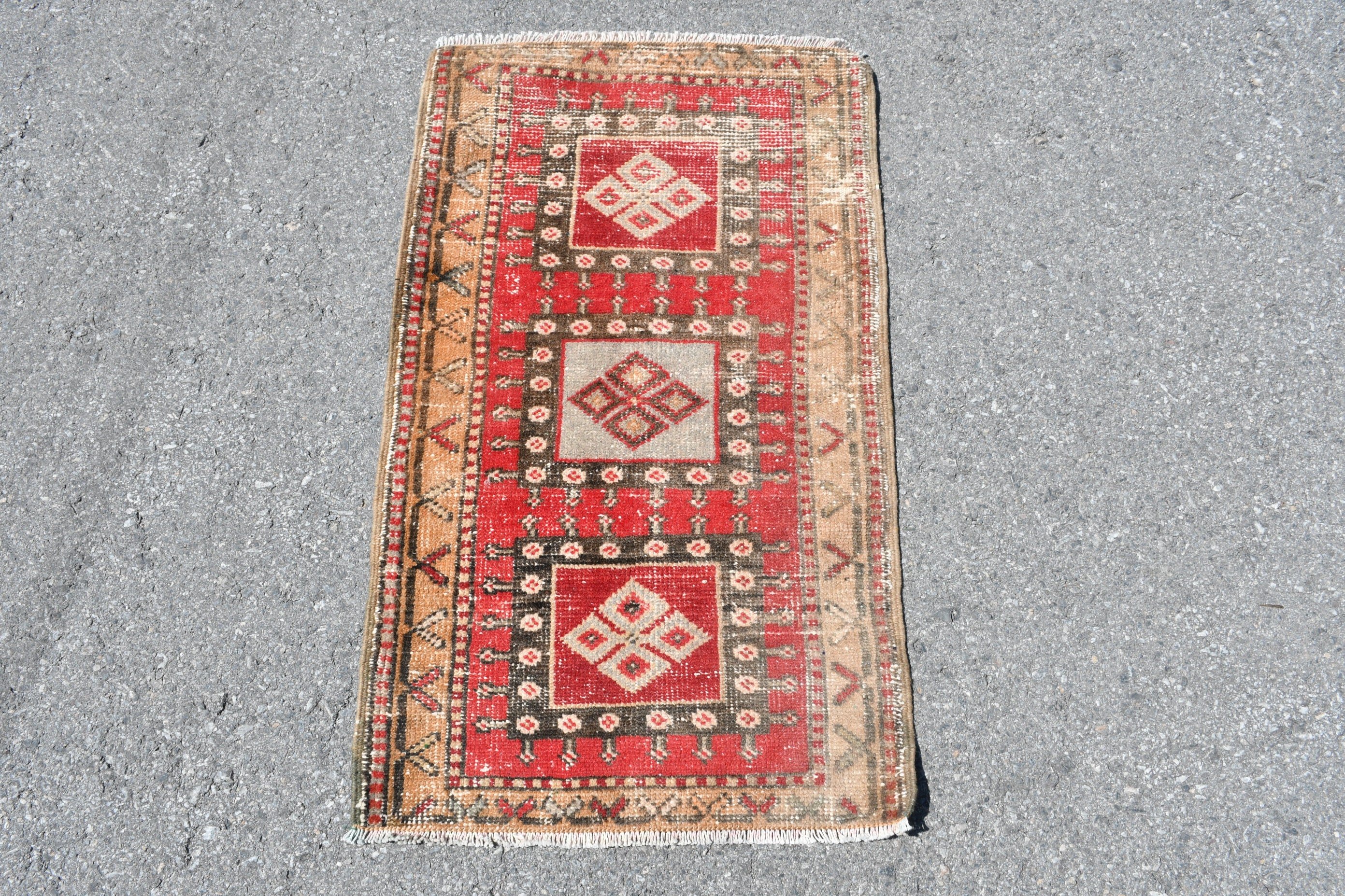 Giriş Halısı, Araba Paspası Halıları, Türk Halısı, 1.7x2.9 ft Küçük Halı, El Dokuma Halıları, Ev Dekor Halıları, Anadolu Halısı, Çocuk Halısı, Vintage Halı