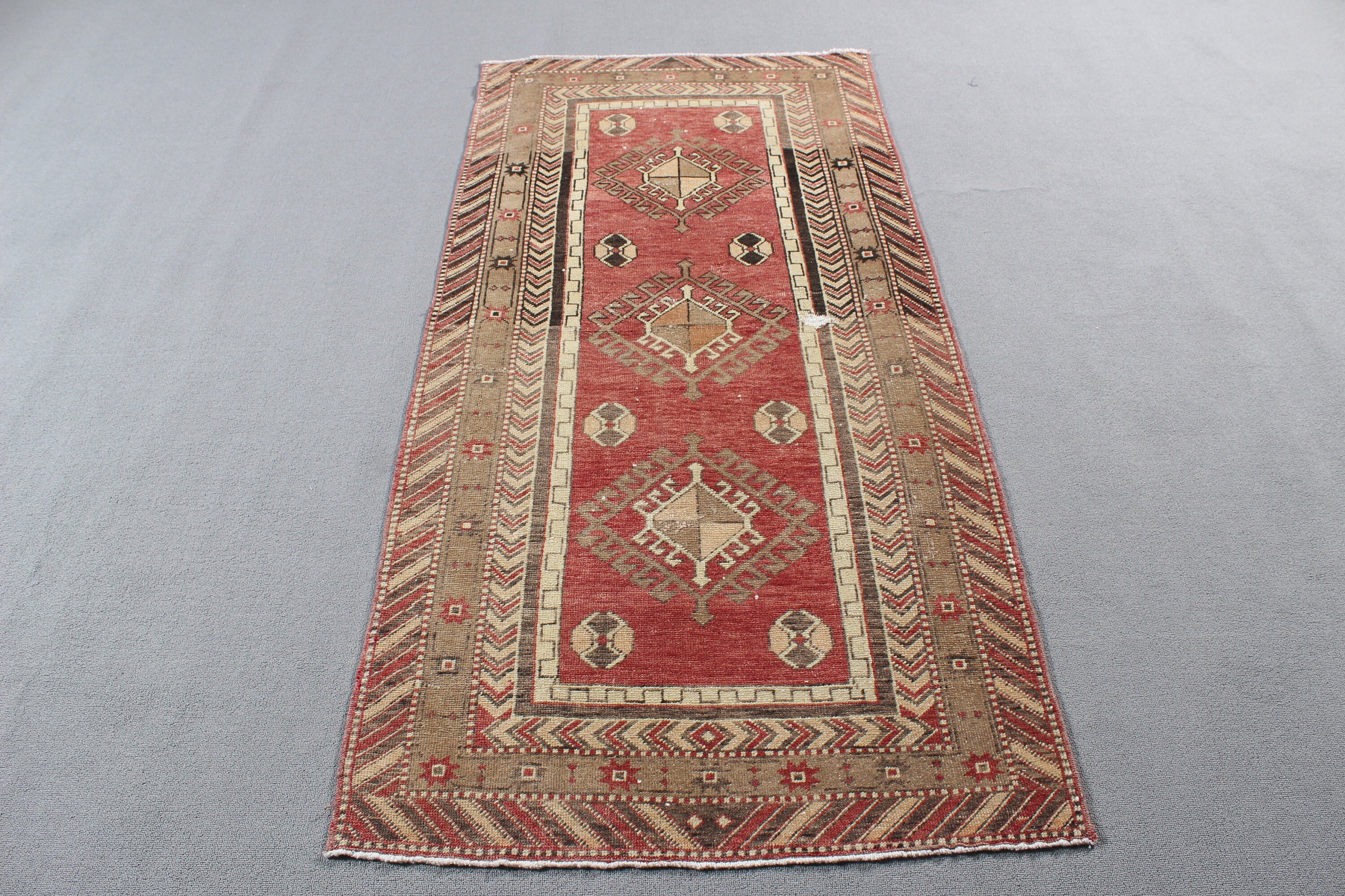 Boho Vurgulu Halılar, Bej Fas Halısı, Yün Halılar, Vintage Vurgulu Halı, 3x6,2 ft Vurgulu Halılar, Havalı Halı, Türk Halısı, Vintage Halılar