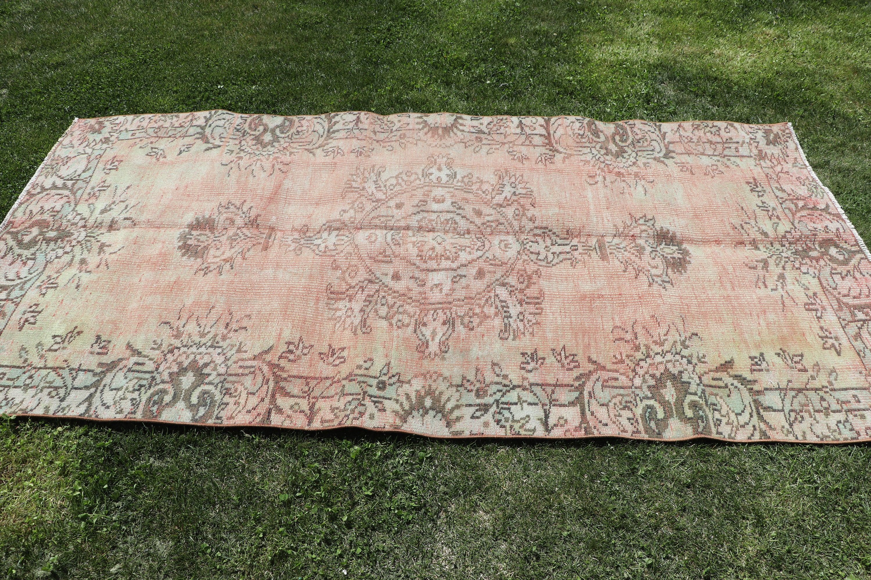 Modern Halılar, Türk Halıları, Oturma Odası Halıları, Vintage Halı, Bej El Dokuma Halı, Antika Halı, Boho Alan Halısı, Lüks Halı, 4x7,8 ft Alan Halıları