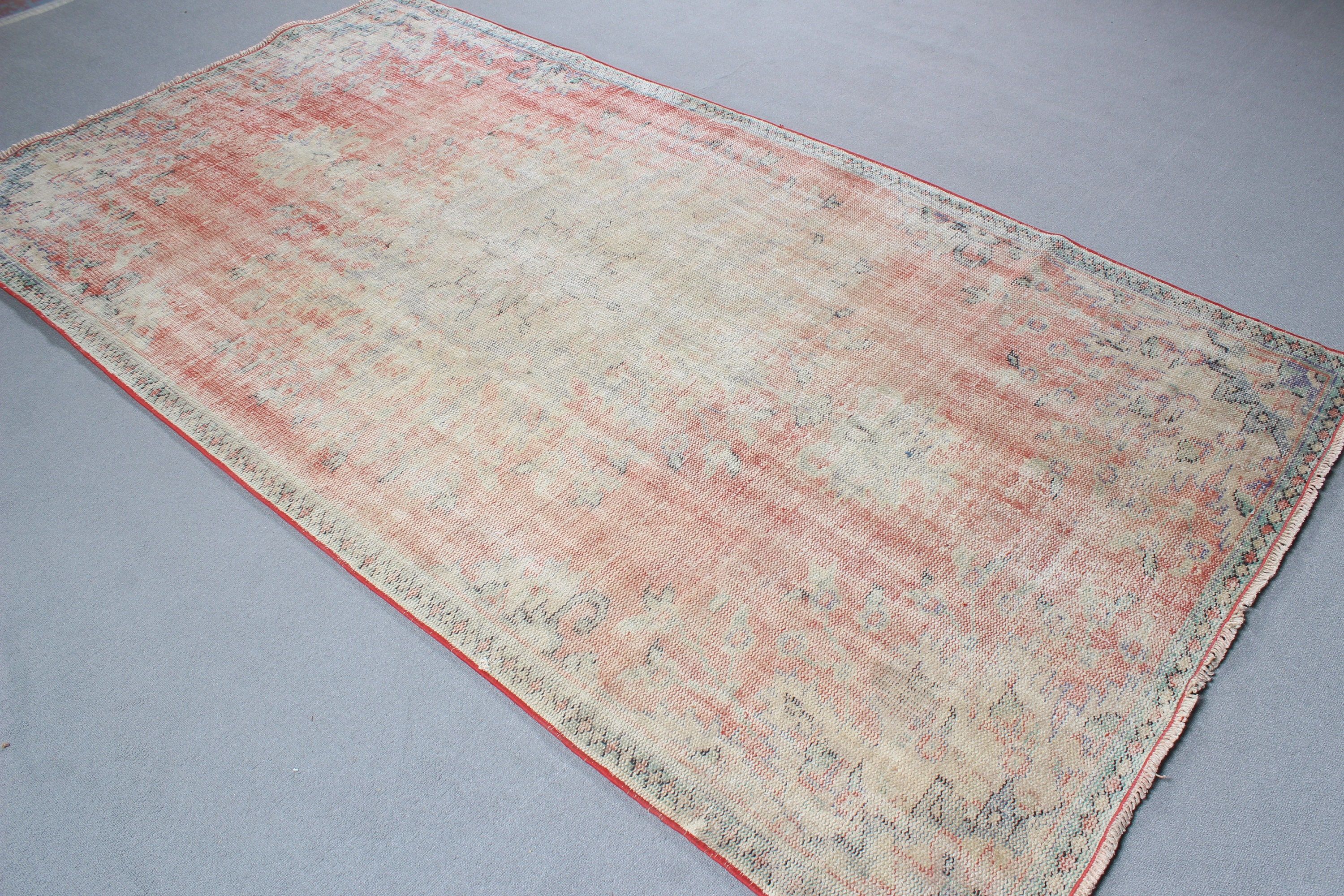 Beige Anatolian Rug, 5x9.1 ft Large Rugs, Vintage Rugs, Statement Rug, Large Vintage Rug, Turkish Rugs, Handwoven Rugs, Salon Rugs