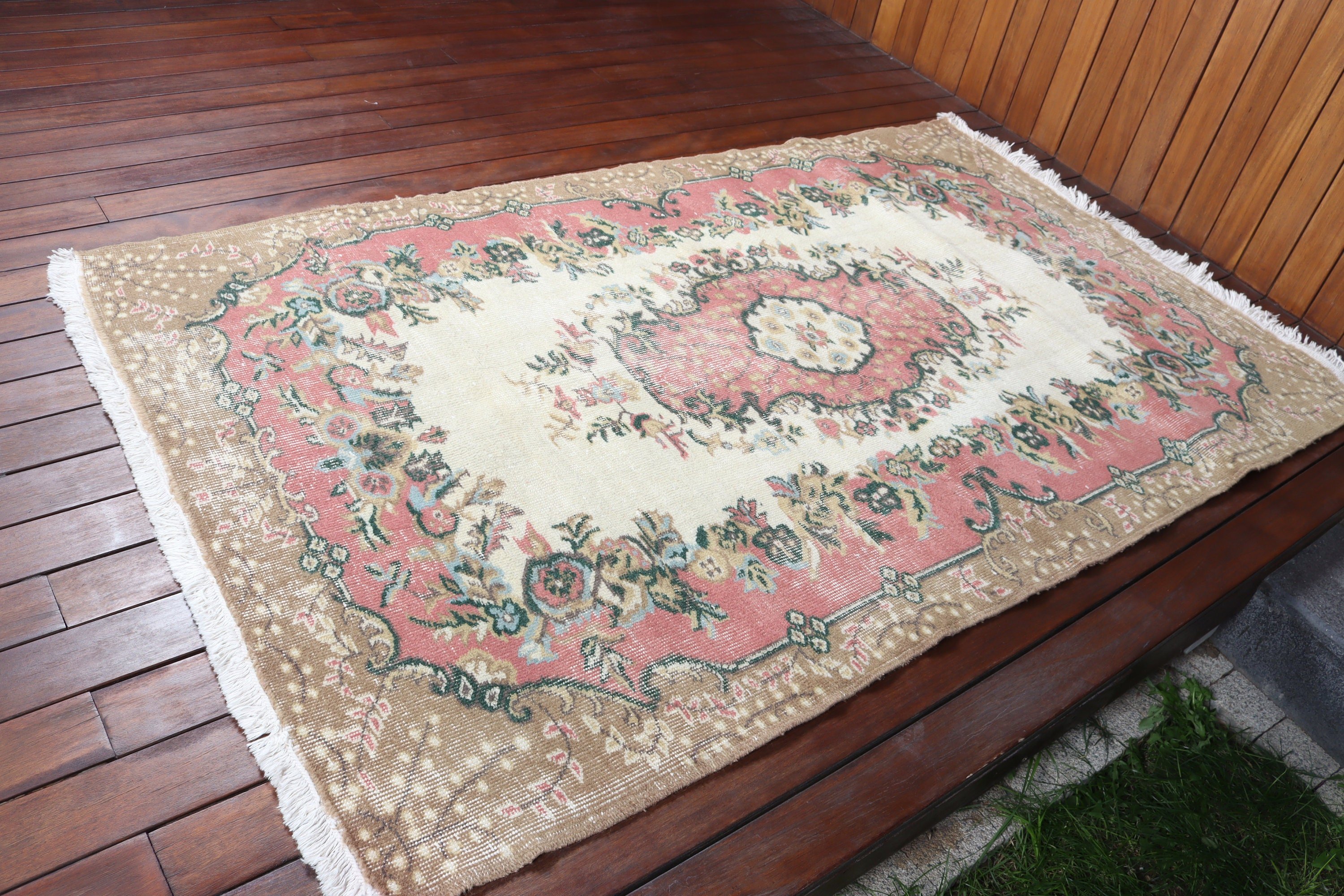 Vintage Halılar, Yatak Odası Halıları, İç Mekan Halıları, Boho Halıları, Türk Halıları, Aztek Halıları, Antika Halılar, 4.1x6.8 ft Alan Halısı, Bej Mutfak Halıları