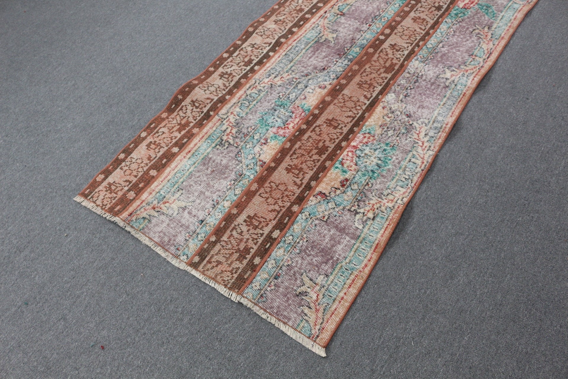 Bedroom Rugs, 3.1x6.7 ft Accent Rug, Brown Anatolian Rugs, Entry Rug, Turkish Rug, Oushak Rug, Moroccan Rug, Vintage Rug, Rugs for Kitchen