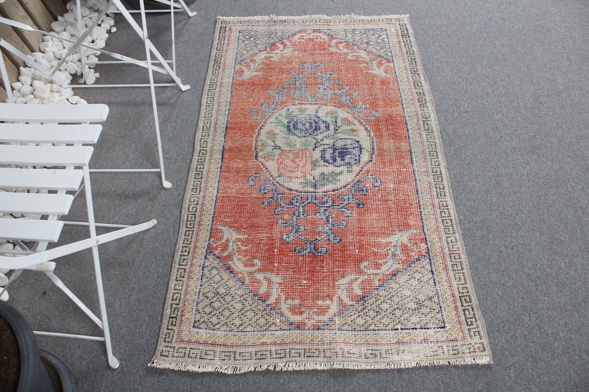 Yatak Odası Halısı, Türk Halısı, Vintage Halı, 2.7x4.6 ft Küçük Halı, Kırmızı Soğuk Halılar, Anadolu Halıları, Ev Dekorasyonu Halıları, Banyo Halıları, Banyo Halısı